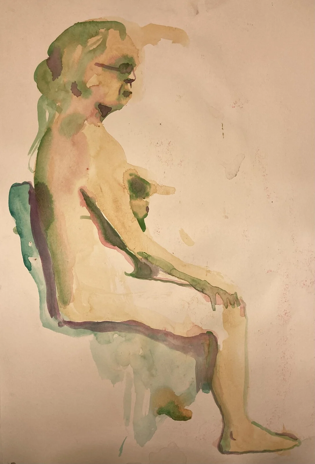 Akvarell Filomena av Lena Öhman
