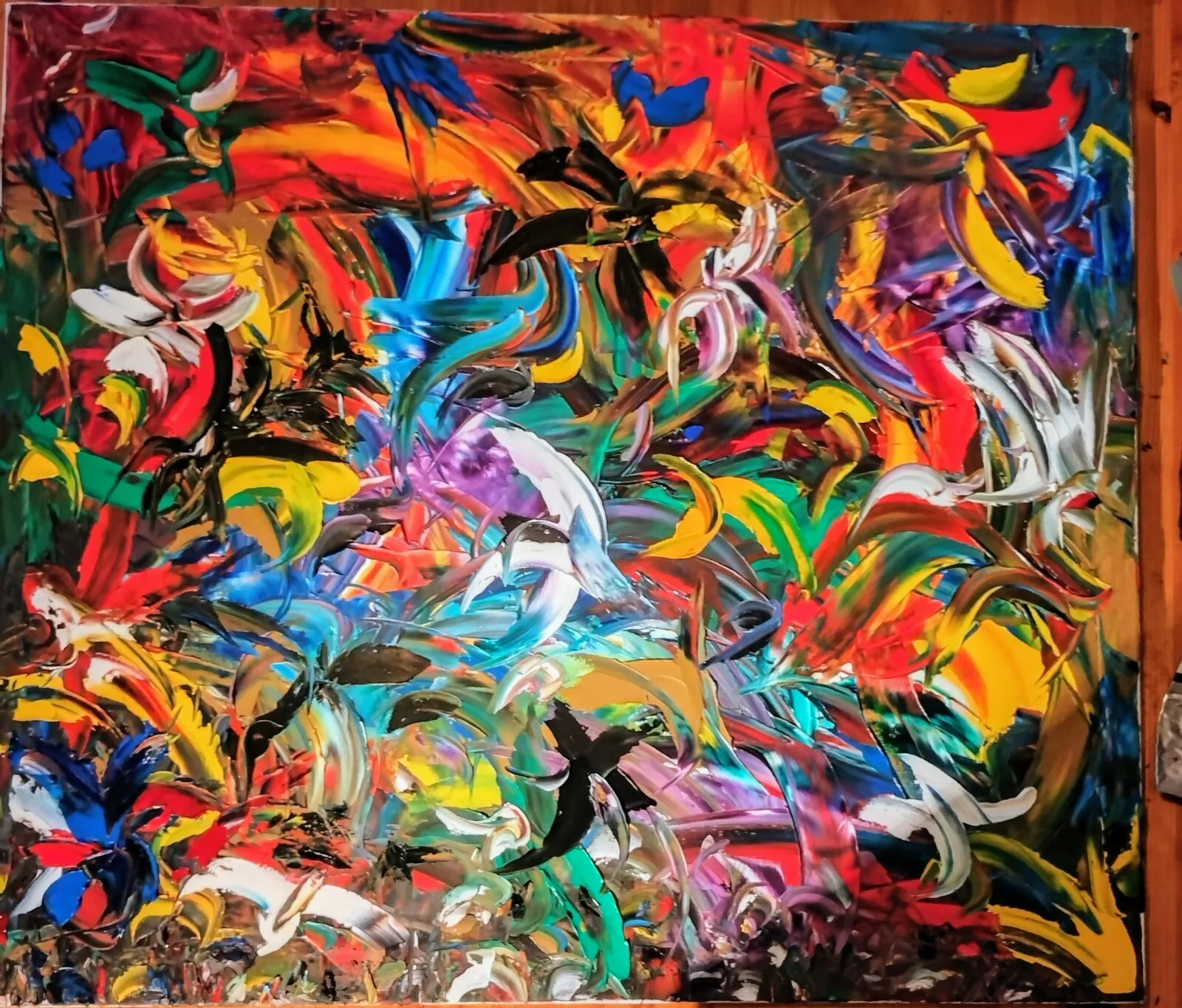 Oljemålning Unika medvetna mönster!! av Thomas Nilsson