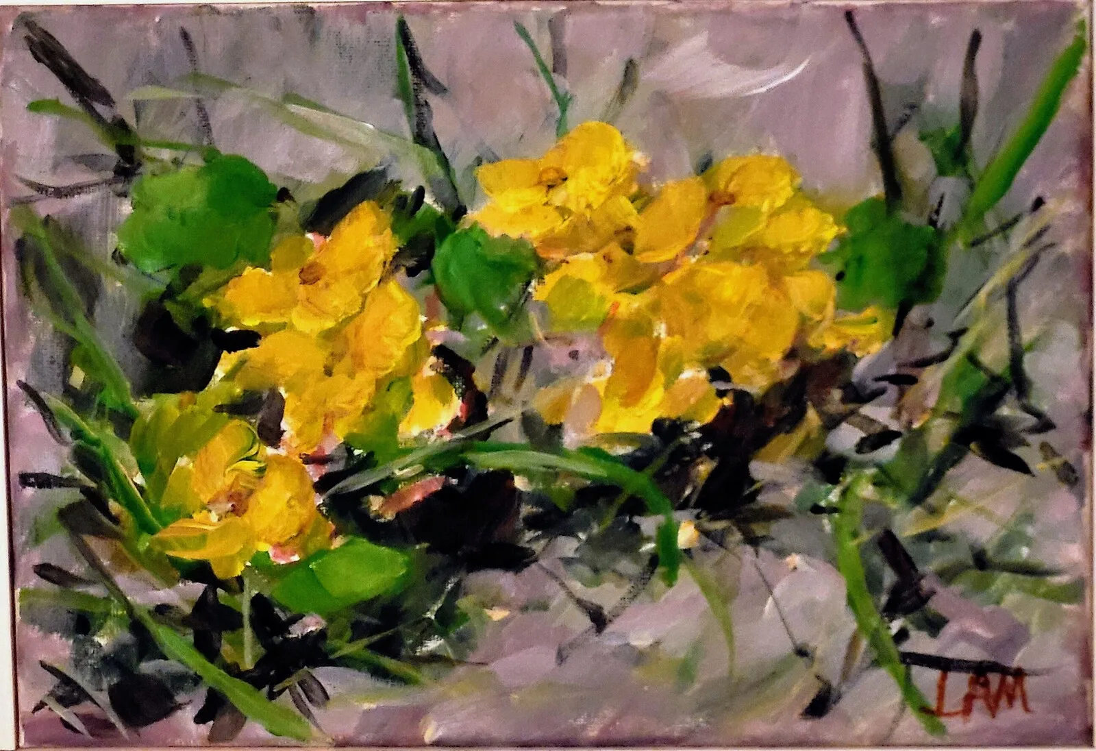 Akrylmålning av Lena Andén-Malmberg