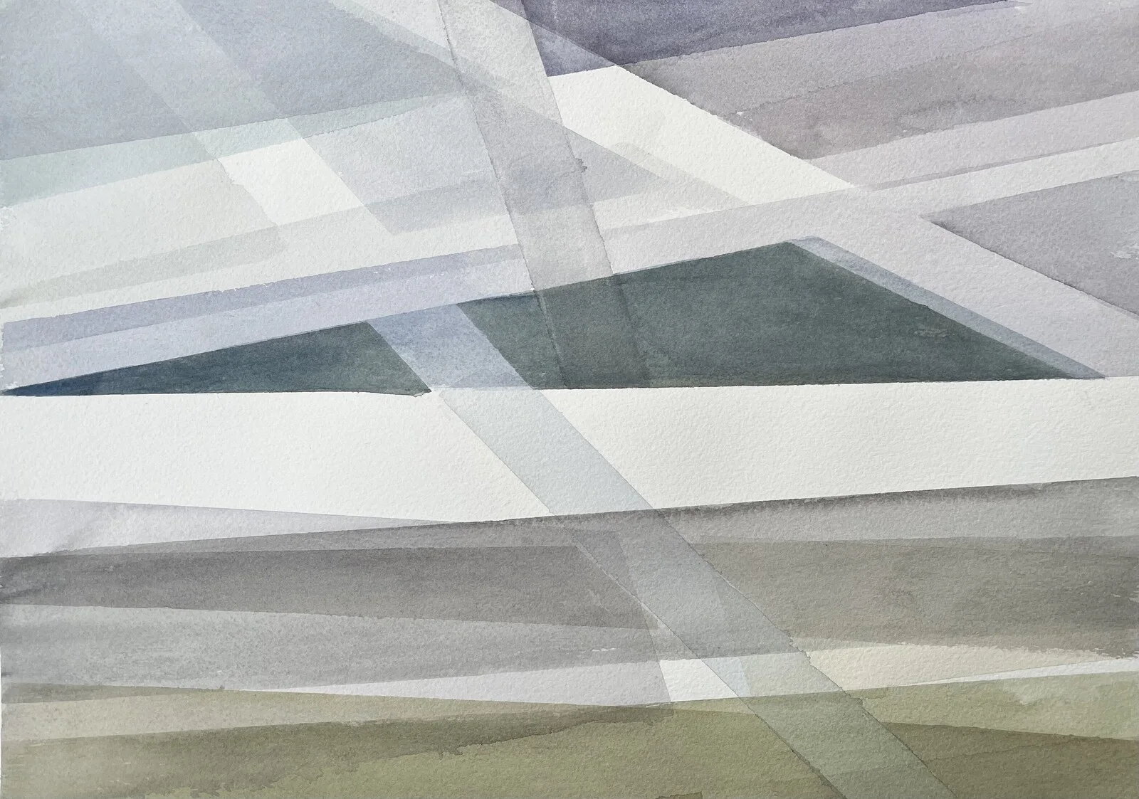 Akvarell Bokenäset på vintern av Herman Heijmans