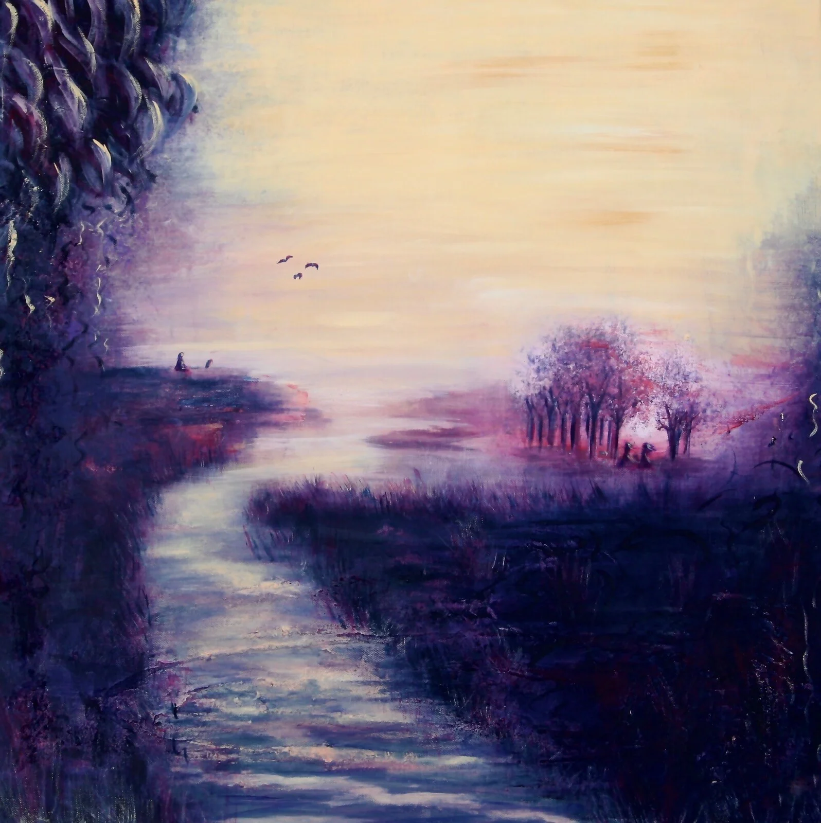 Akrylmålning Peacefulness av Sofia Romedahl