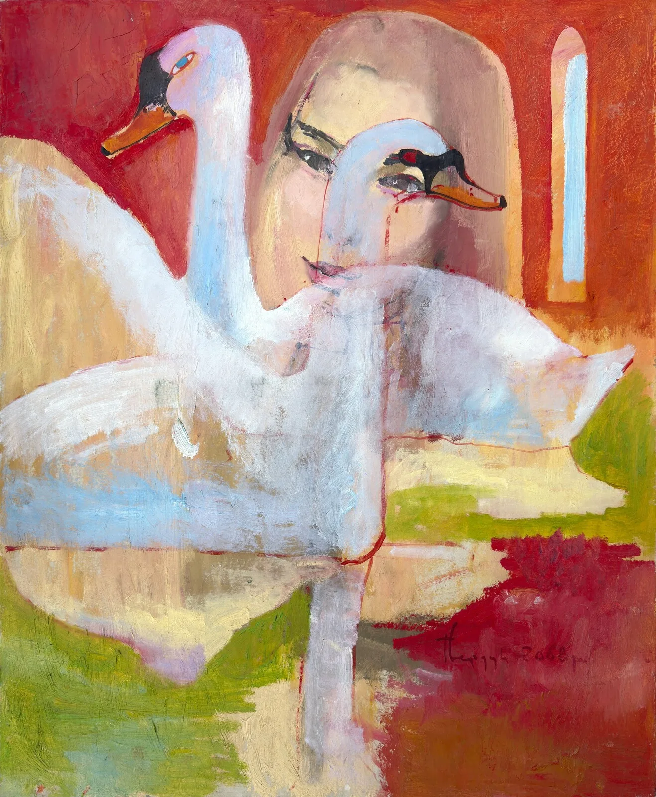 Oljemålning Boim av Ivan Tverdun