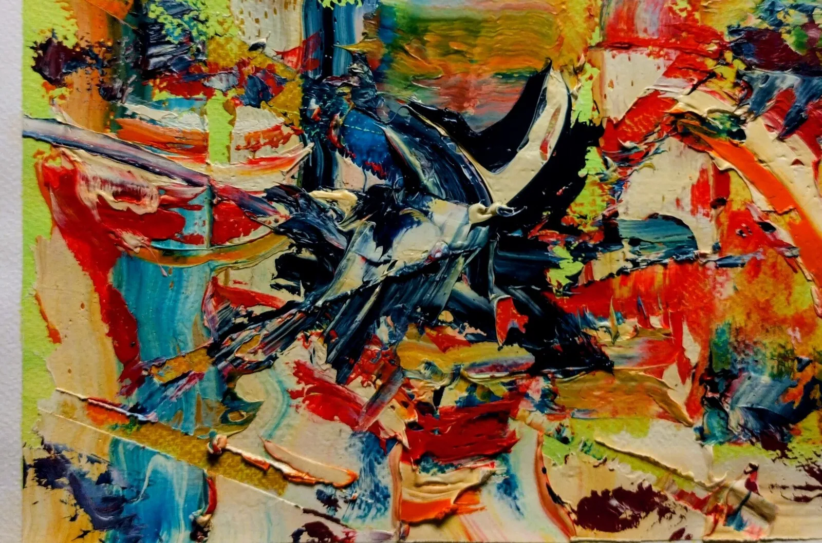 Oljemålning Skilda världar! av Thomas Nilsson