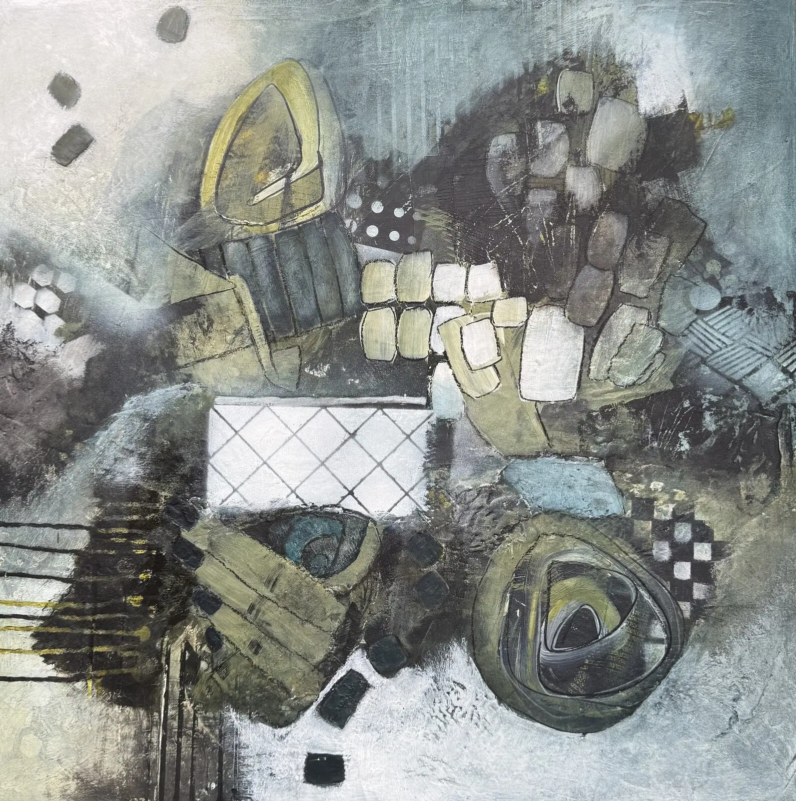 Akrylmålning Resonance av Viveca Berg