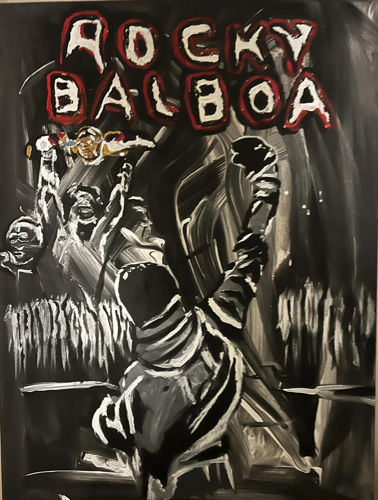 Akrylmålning av Jonas Kihlman