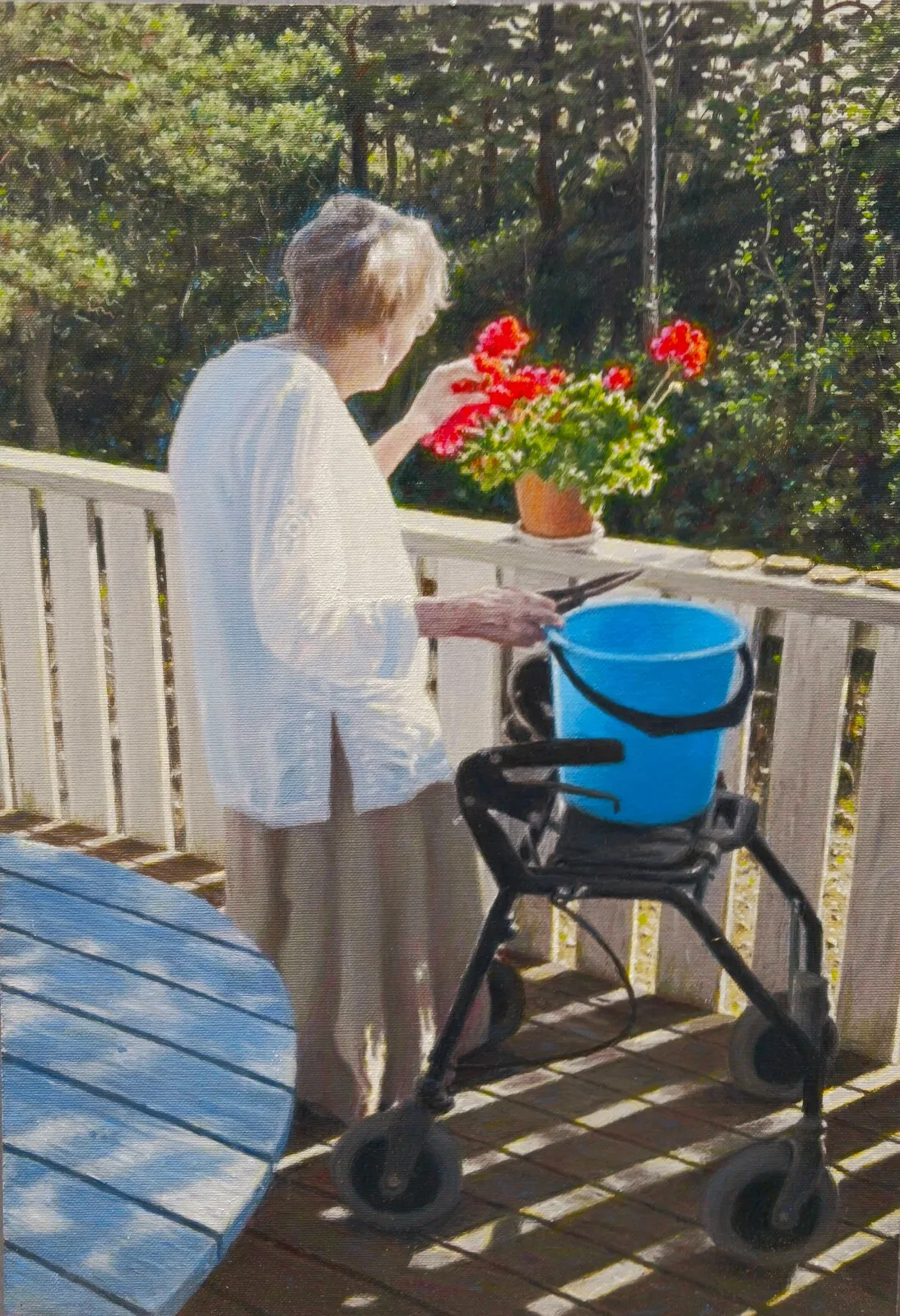 Oljemålning Ma av Martin Möller