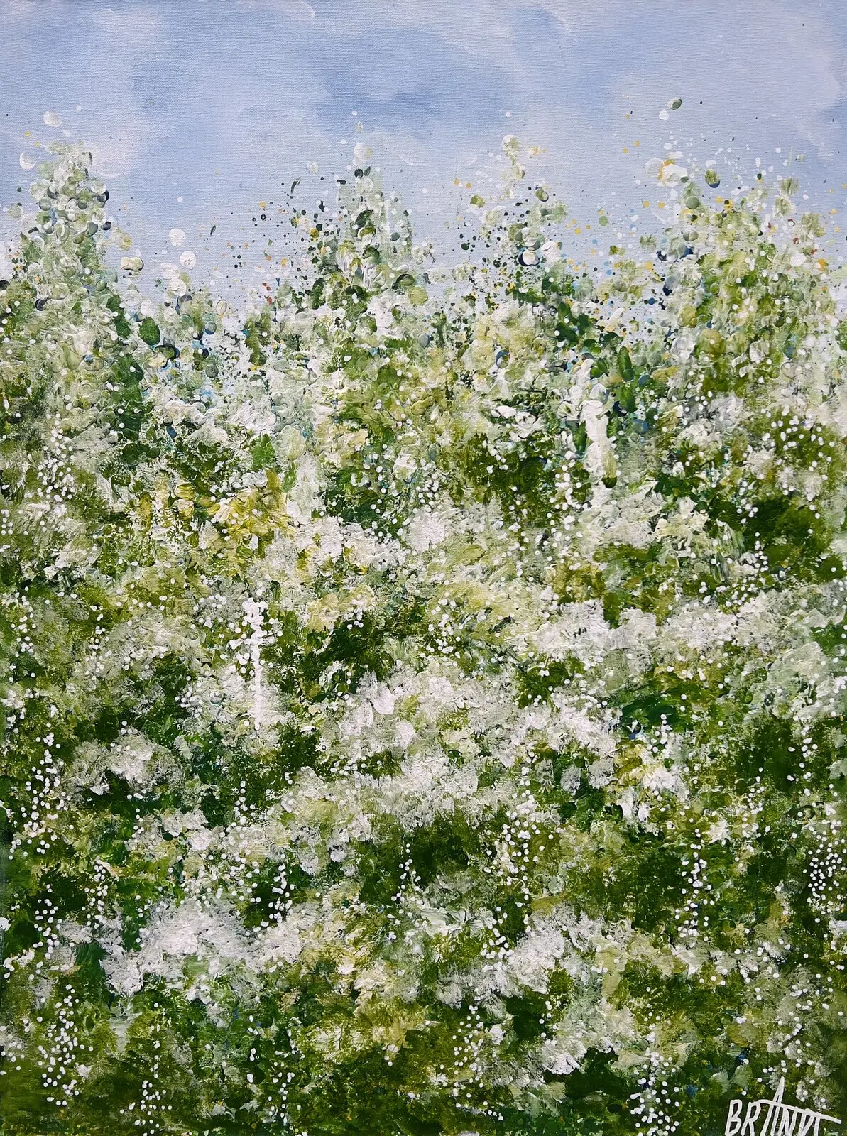 Akrylmålning BERSÅ av Anna Artistockholm Brandt