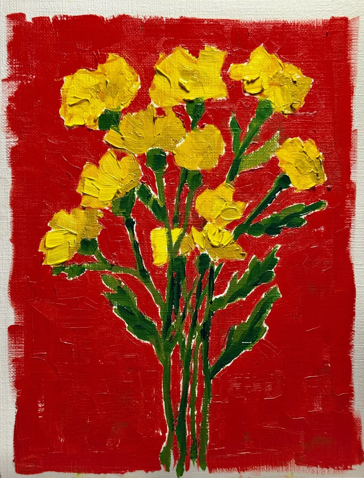 Oljemålning Blommor av Ekaterina Dutkevich