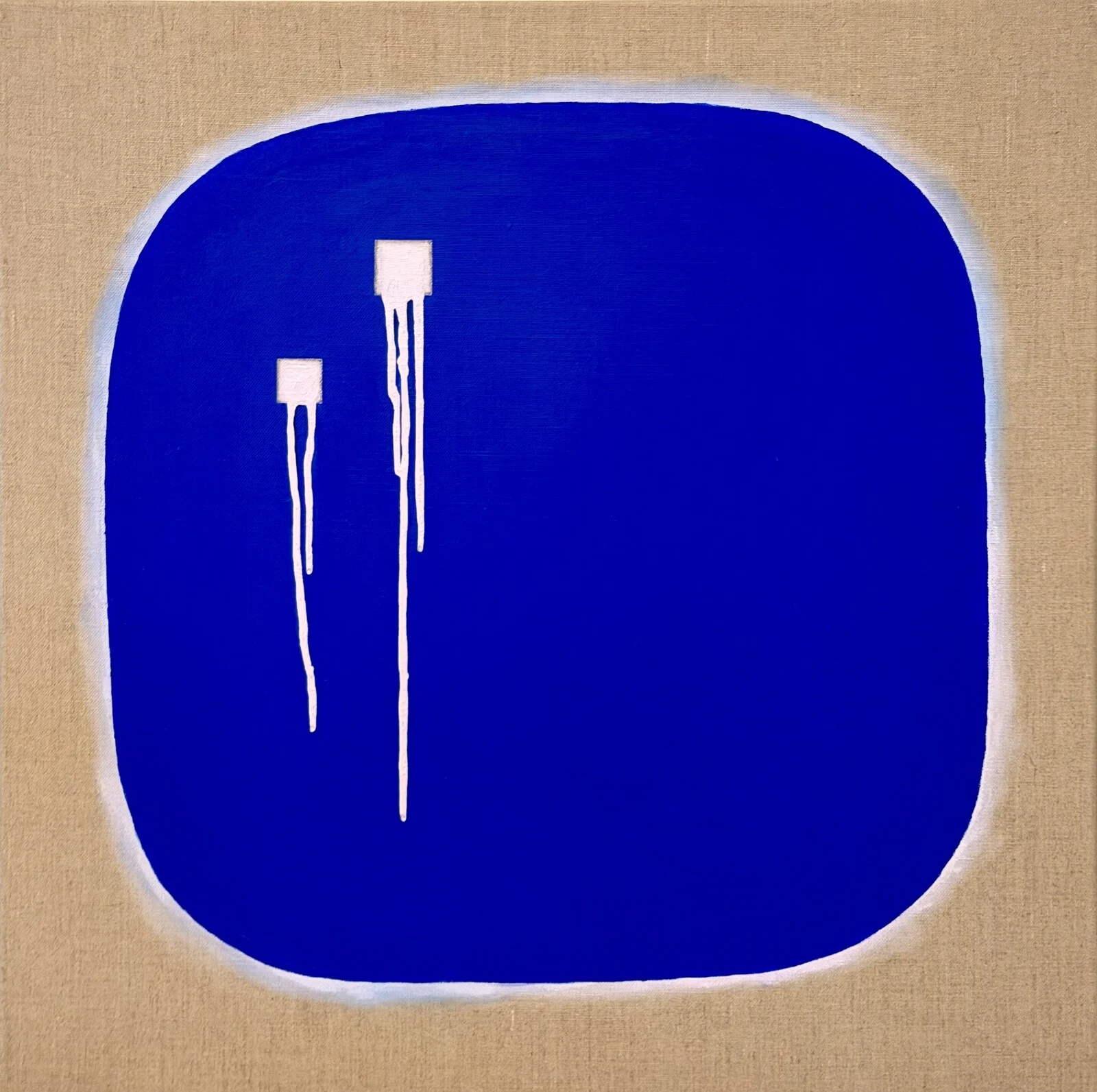 Akrylmålning Blue Eclipse av Eric Ericson