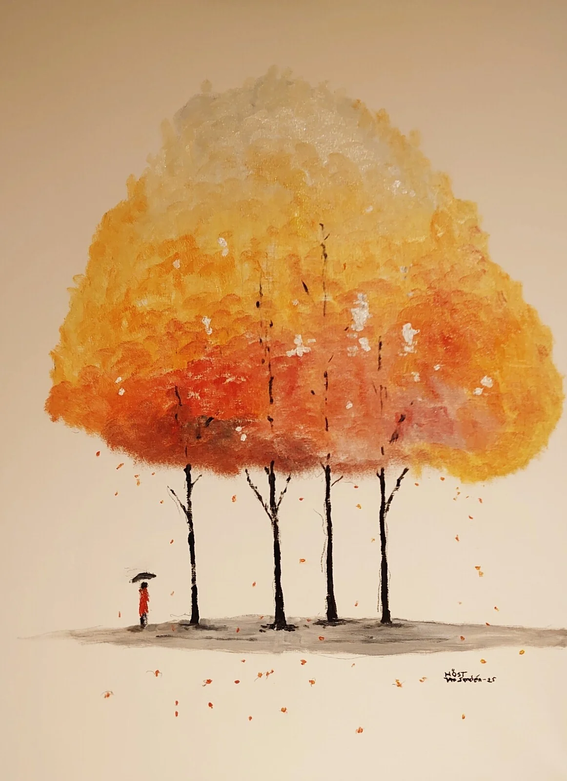 Oljemålning Höst av Jan Sunden