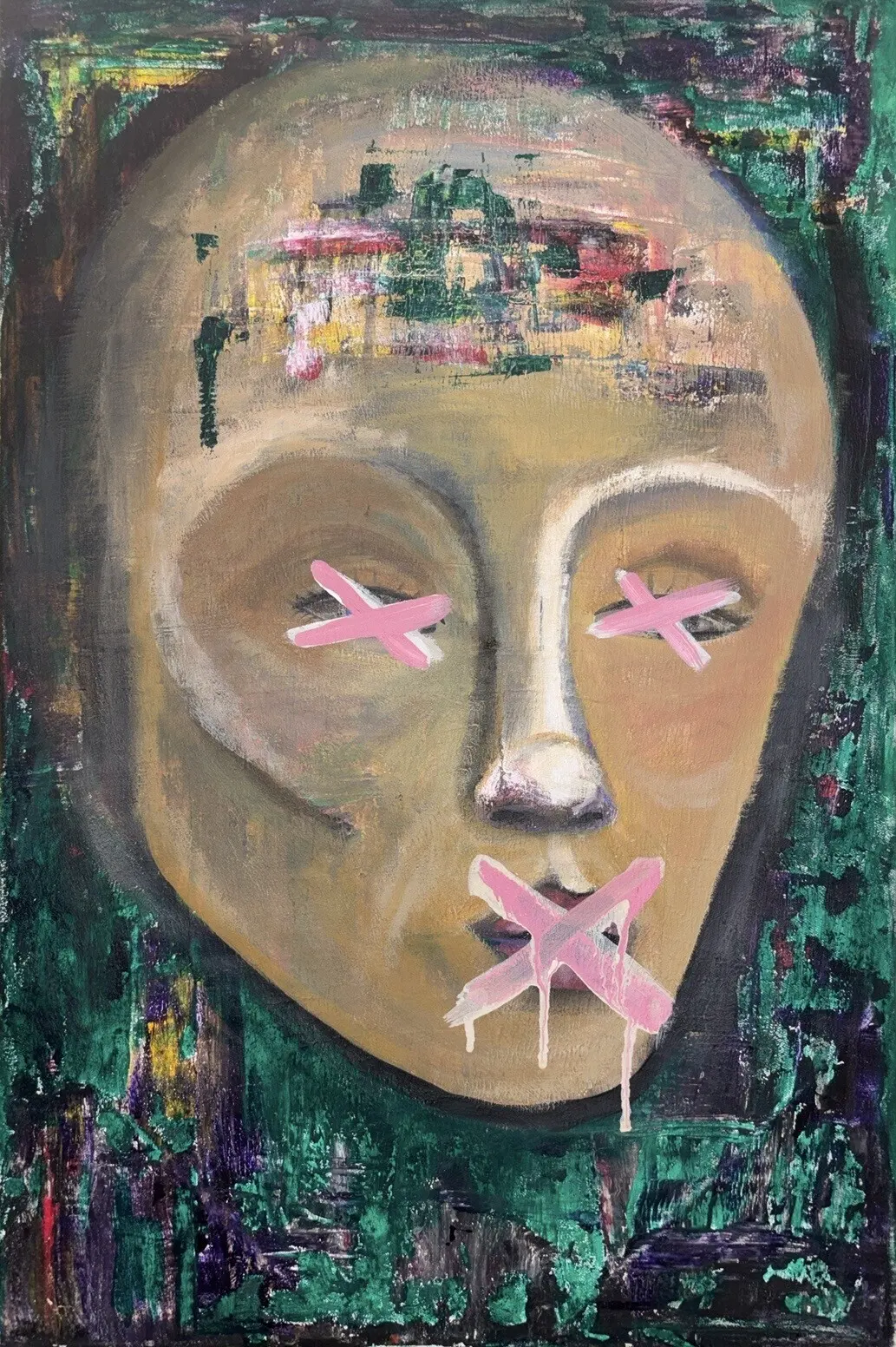 Akrylmålning Brus av Zigena Malmberg