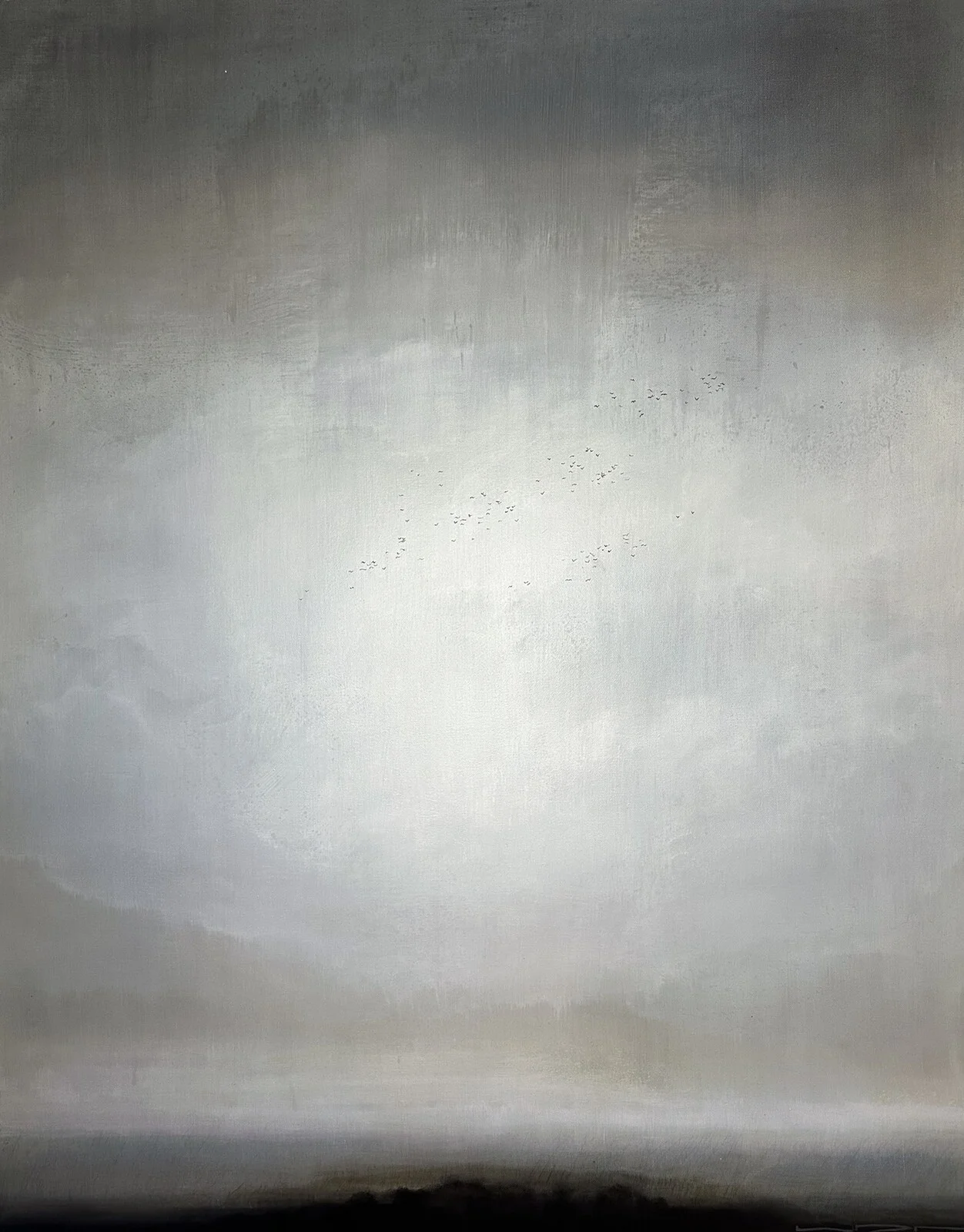 Akrylmålning Köld av Wilma Dagmar Norman