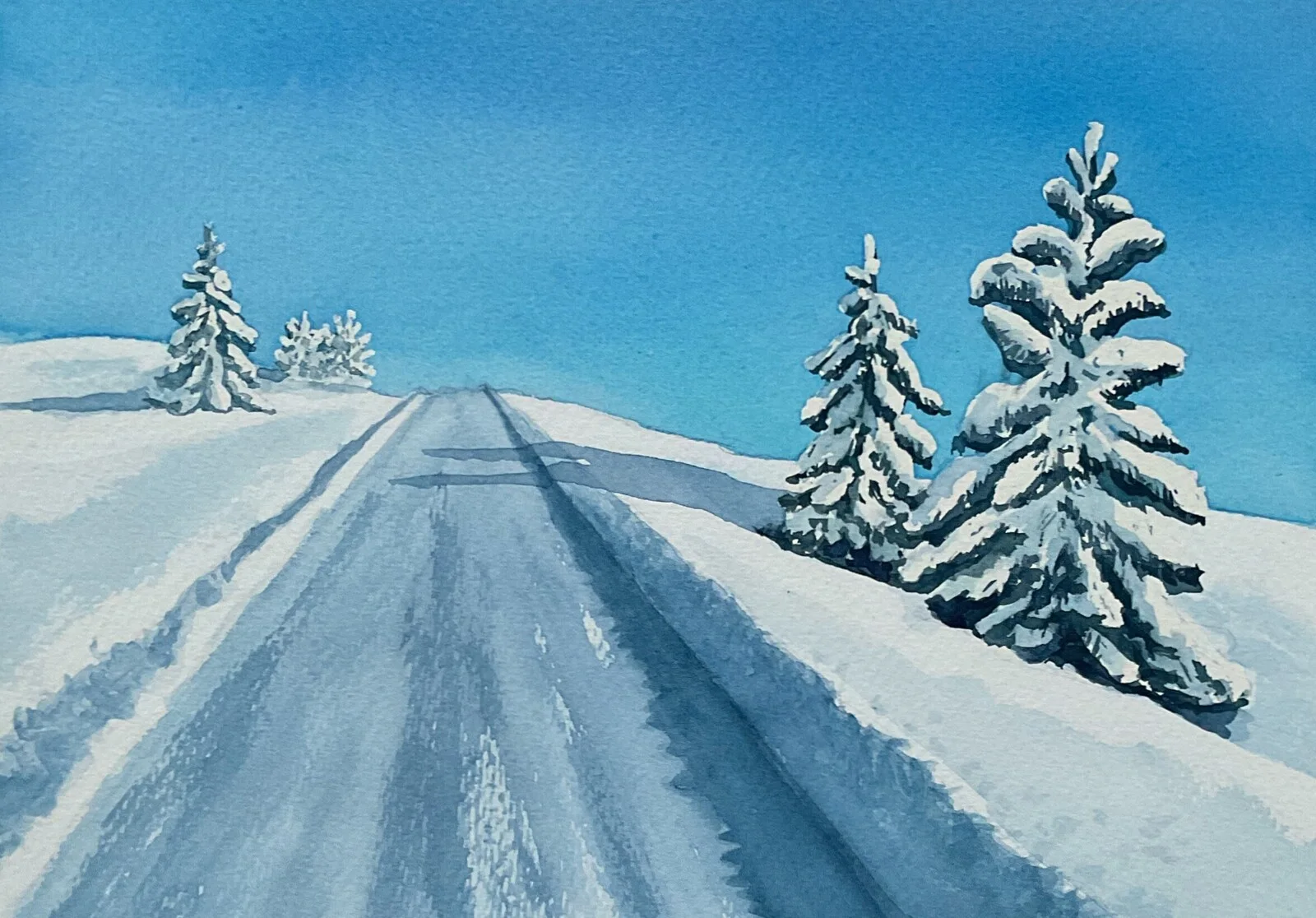 Akvarell Klart av Anna Sundkvist / @veras_akvareller