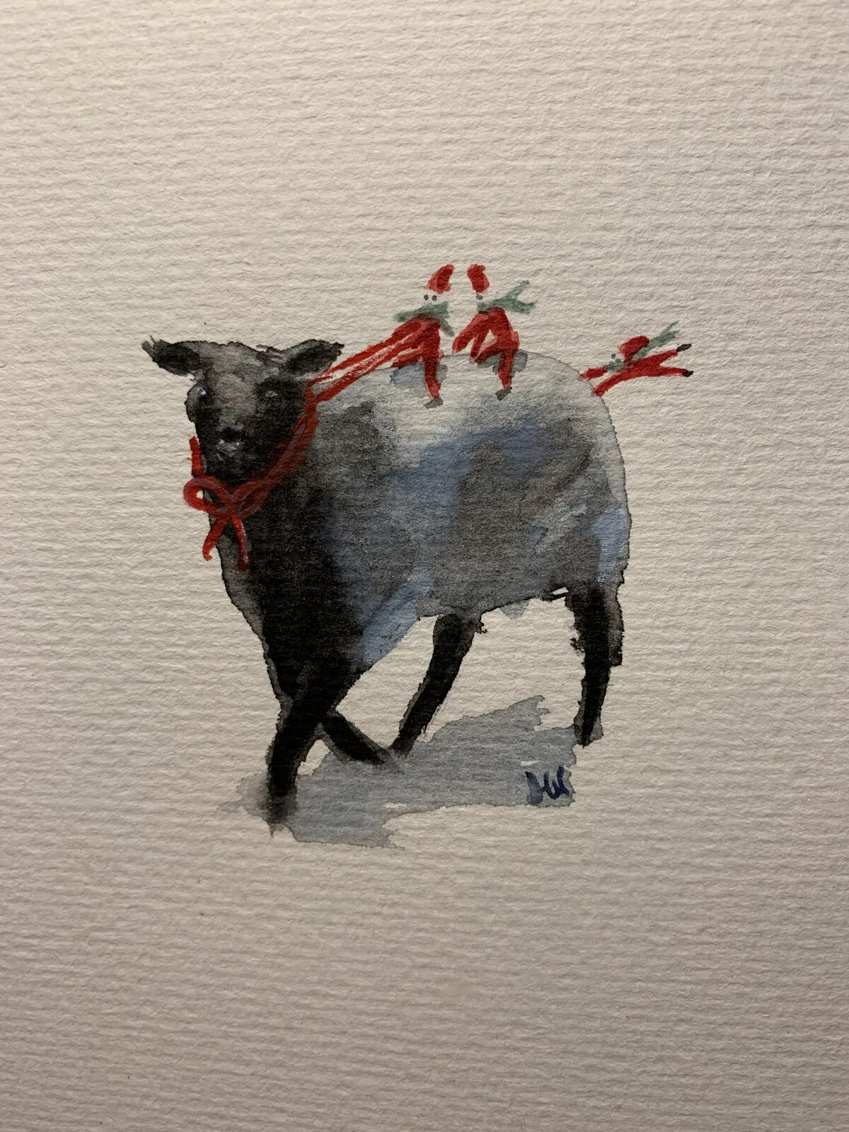 Akvarell av Hanna Wistrand