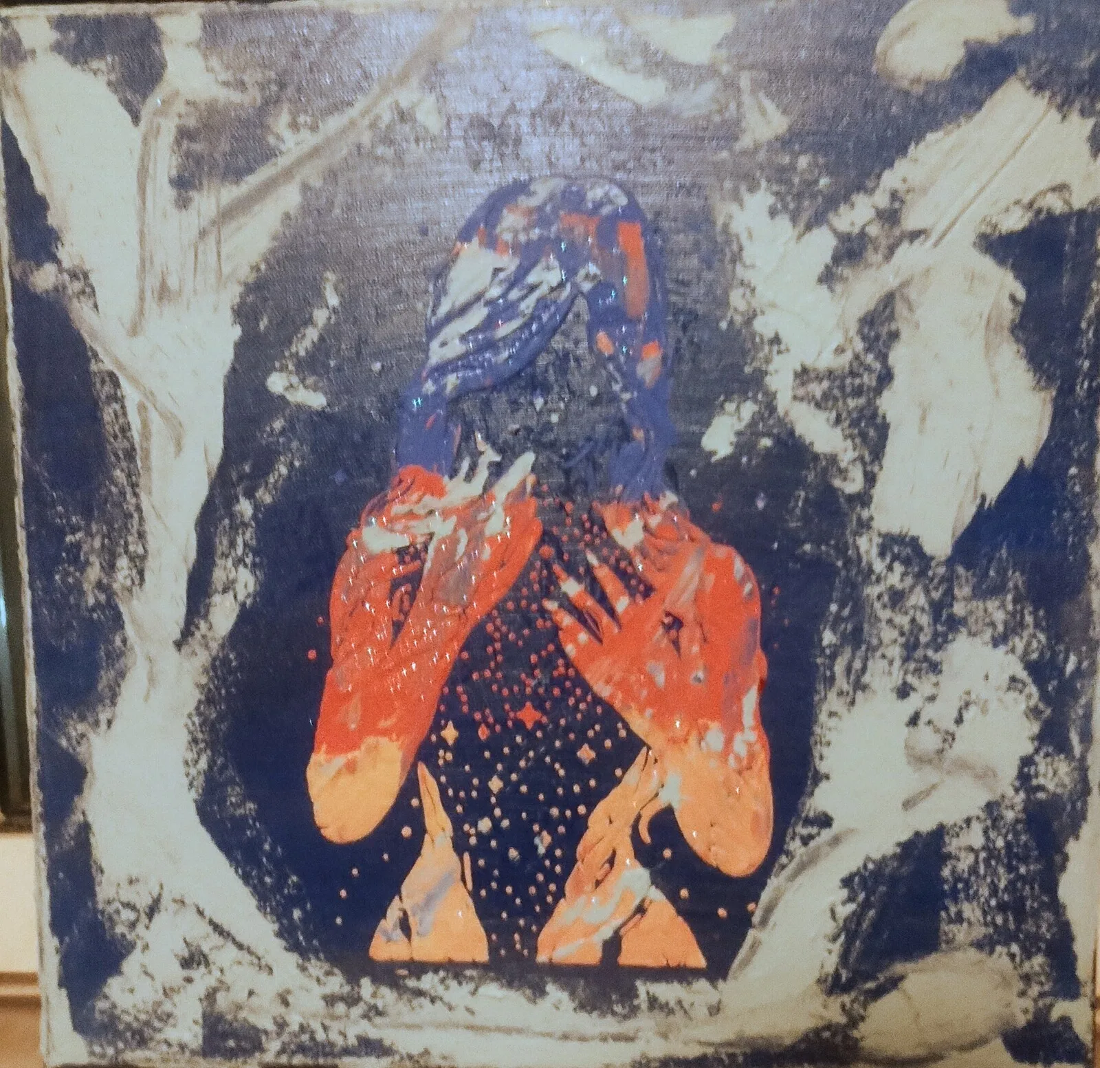 Akrylmålning Lady of the stars av Biljana Teletina