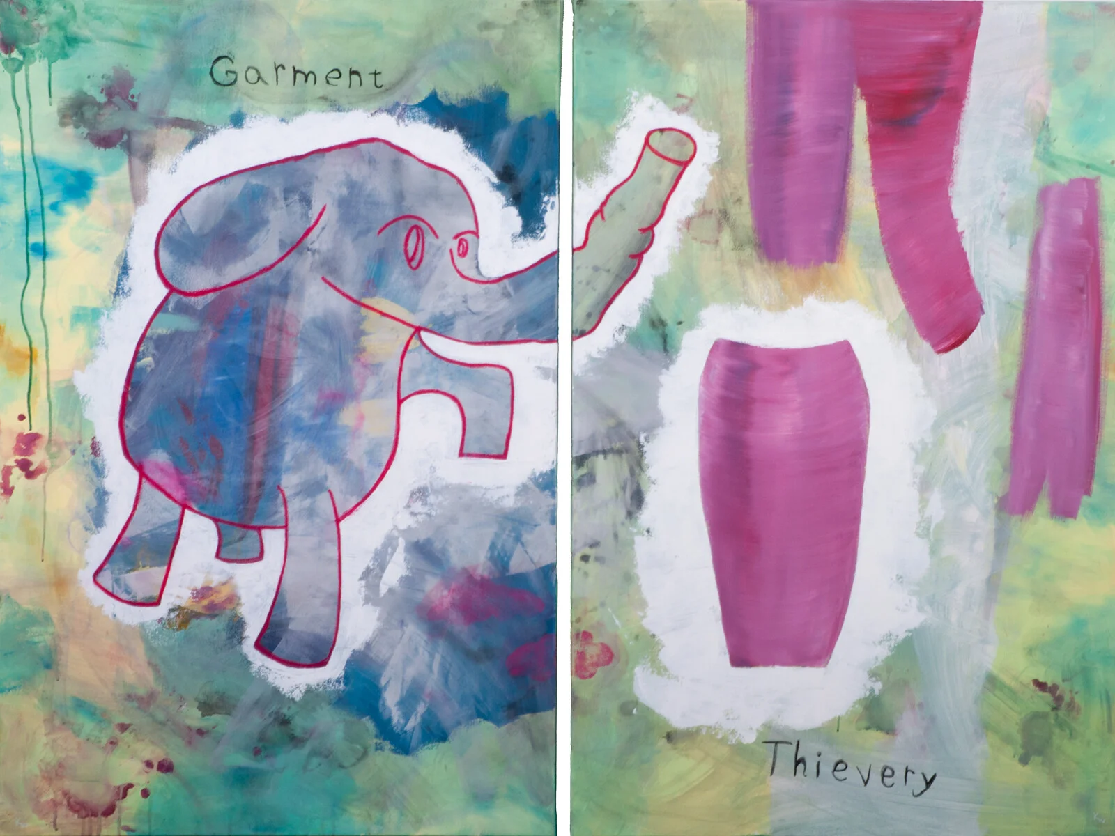 Garment Thievery (Diptyk) av Kelvin William