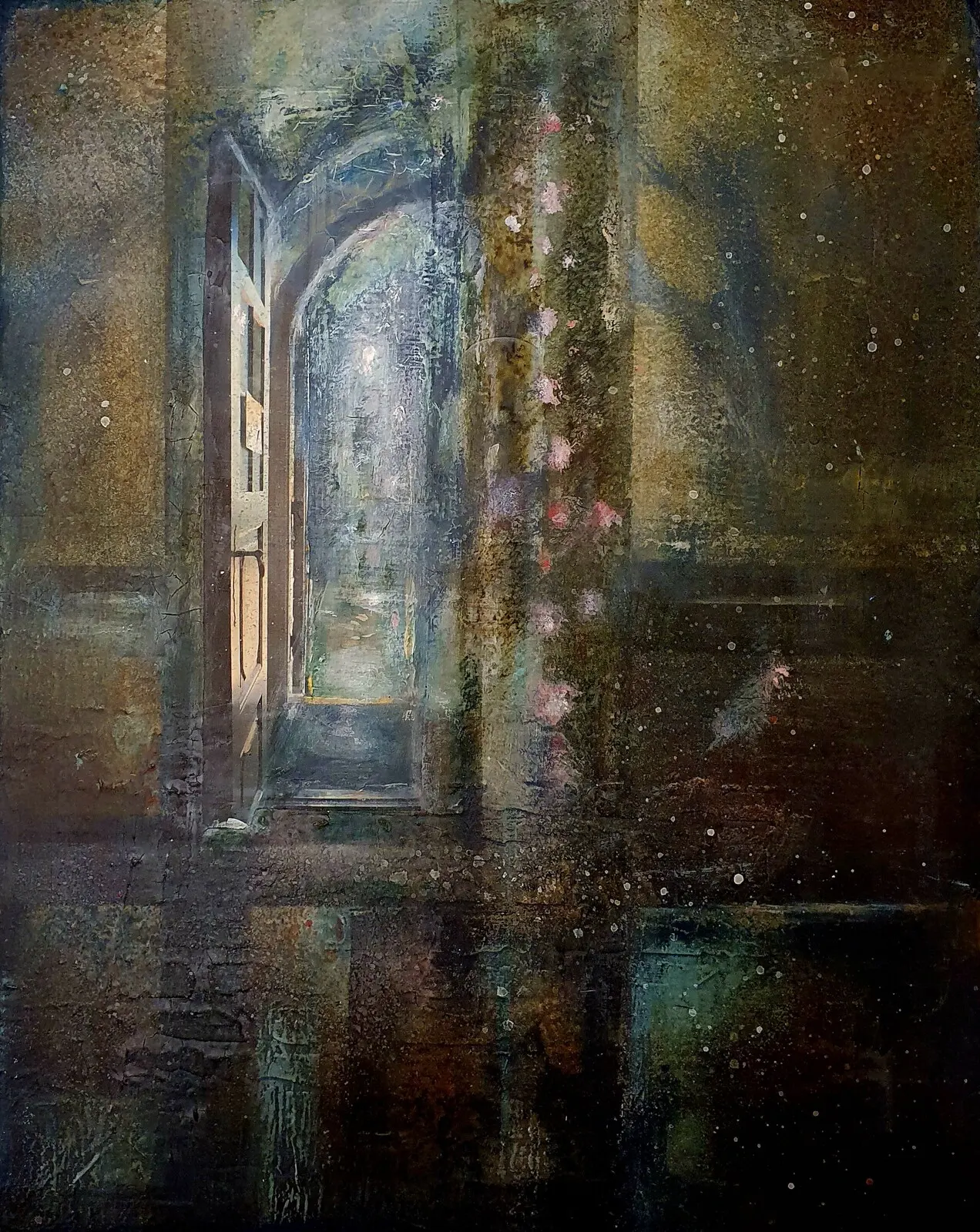 Akrylmålning Dörröppning av Pi MånaLi Ericson