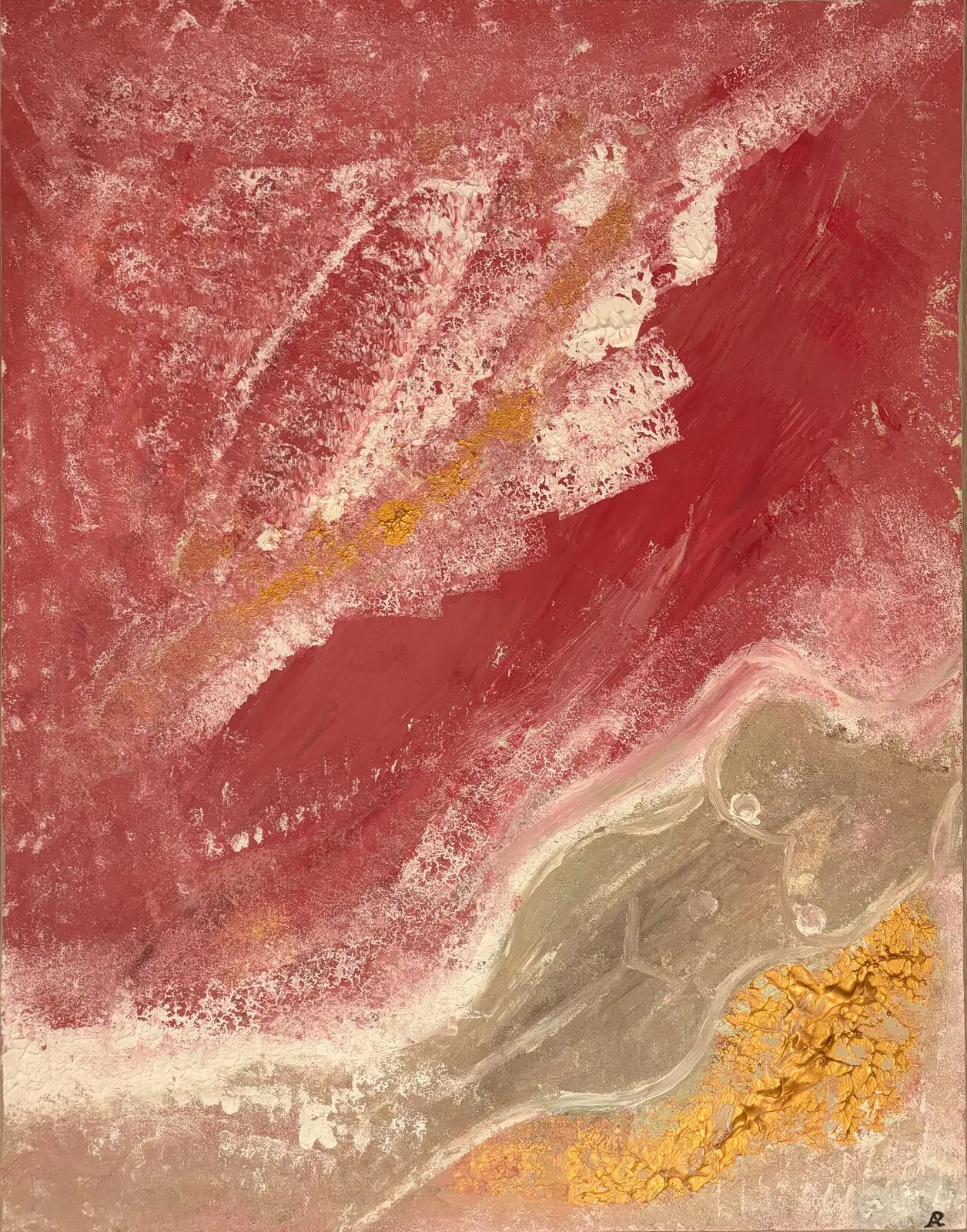 Akrylmålning Livselexir av Andrea Paulina