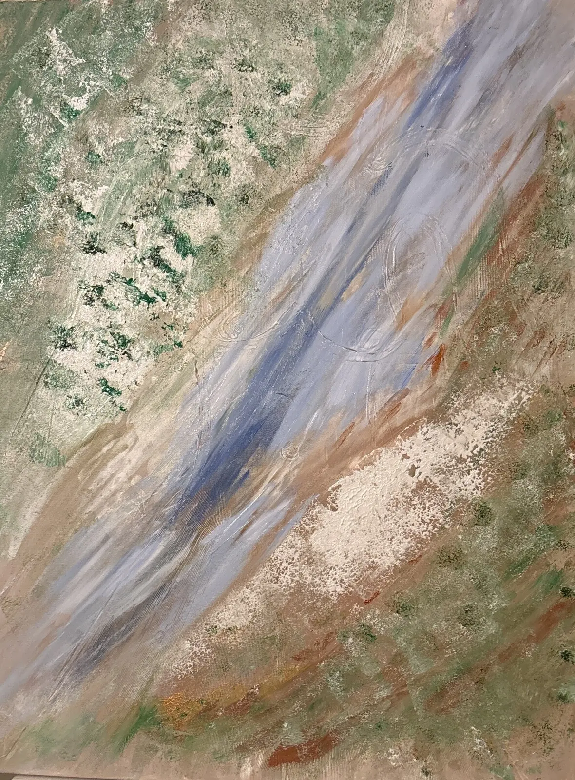 Akrylmålning In Between av Andrea Paulina