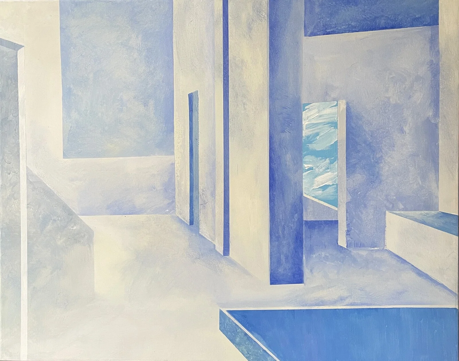 Oljemålning Blue Room 4 av Zakhar Shevchuk