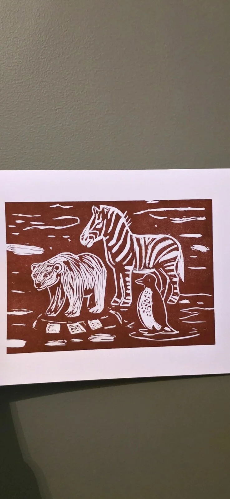 Svartvitt inkl ram av Beatrice Donnerberg