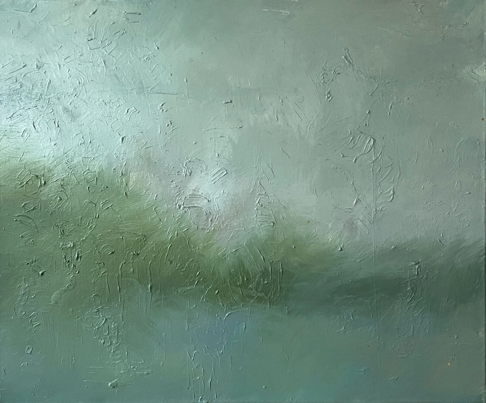 Oljemålning Faceless Landscape 2 av Zakhar Shevchuk