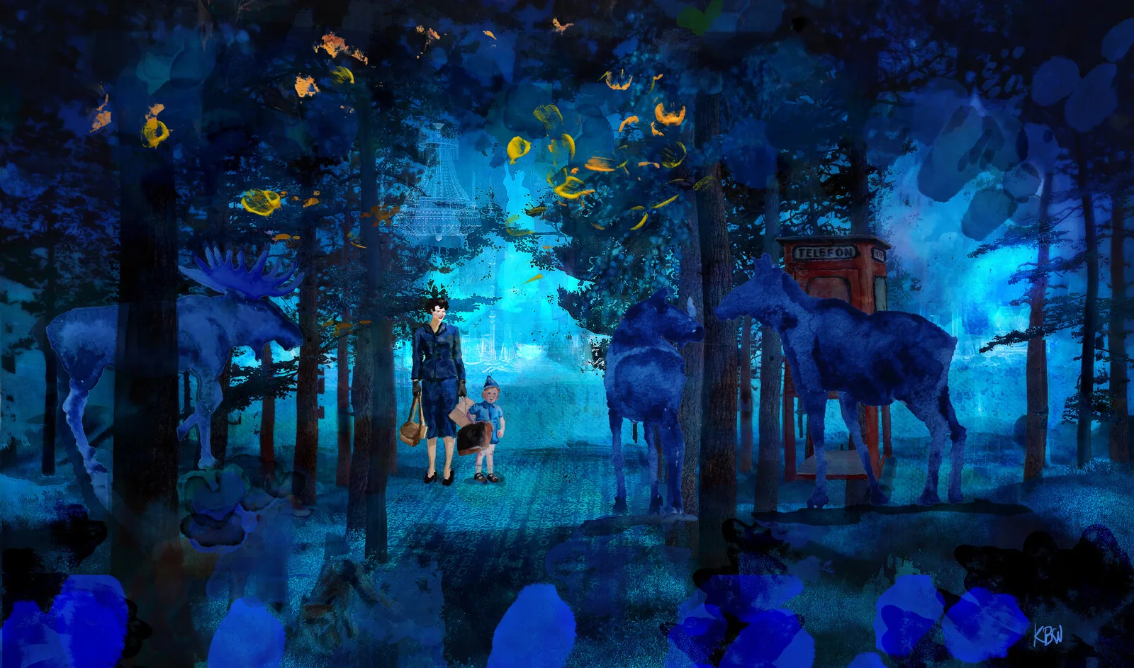 Älgvandring av Katharina Björlin Wiklund