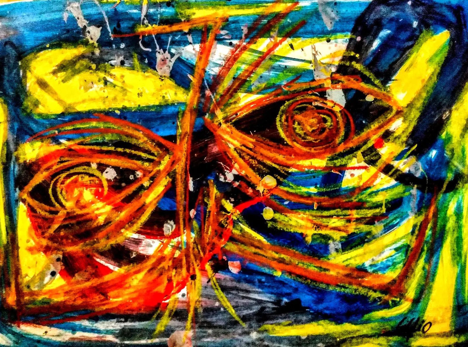 Your deep brown eyes av Giglio Voxlin Martinez