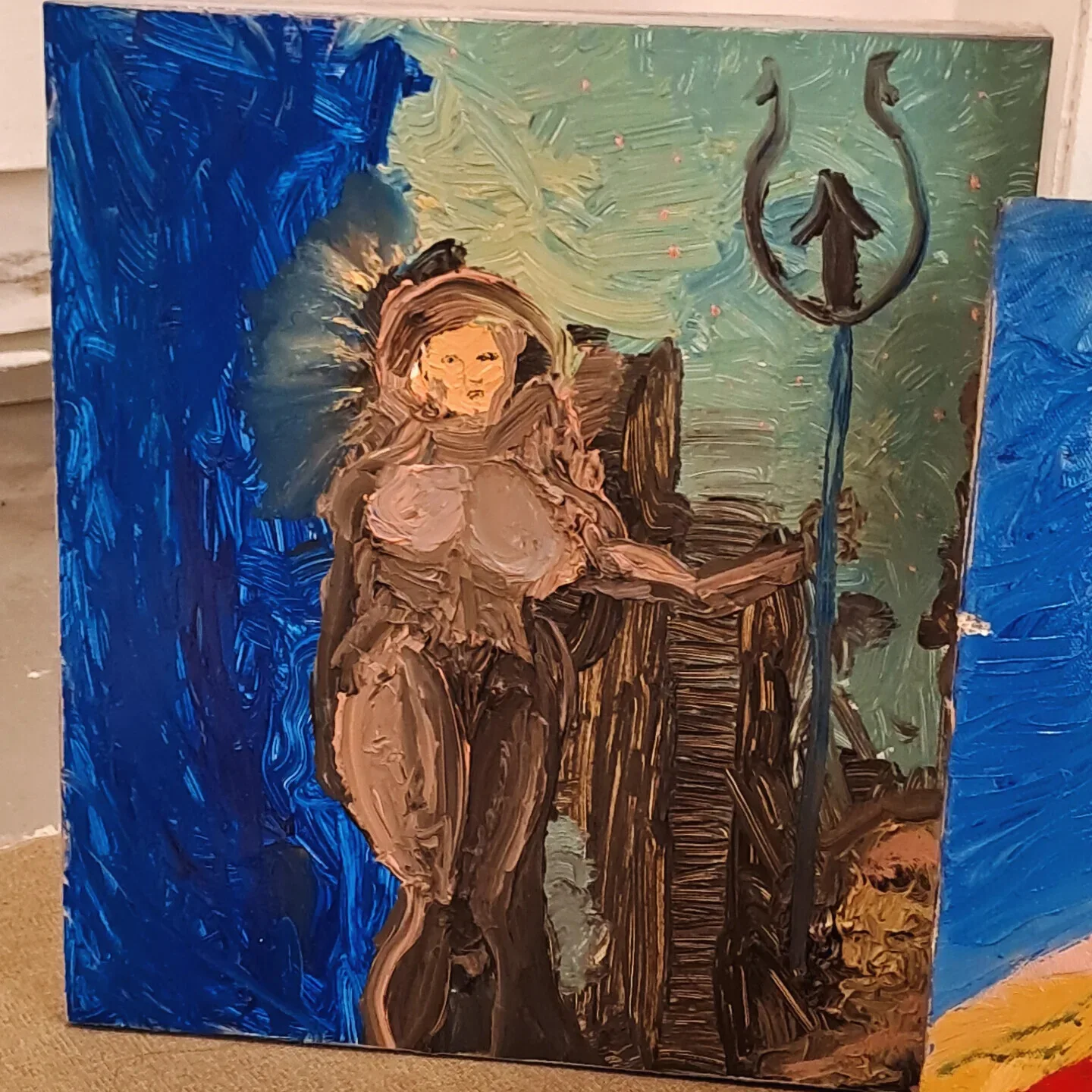 Oljemålning Fury Venus av Shayan Rad