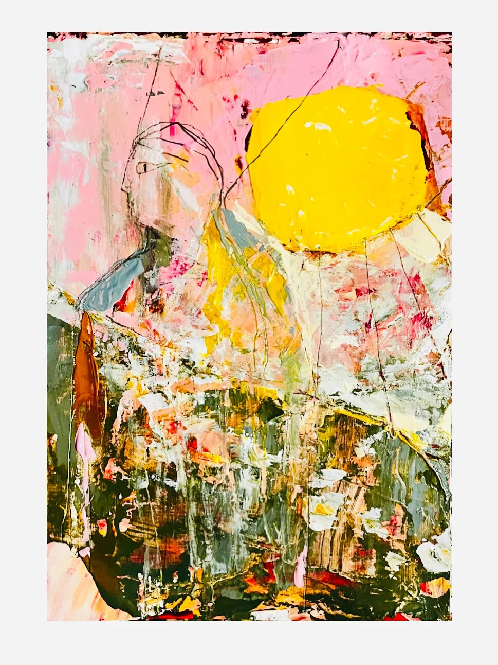 Akrylmålning By The Nile av Thomas Håkansson