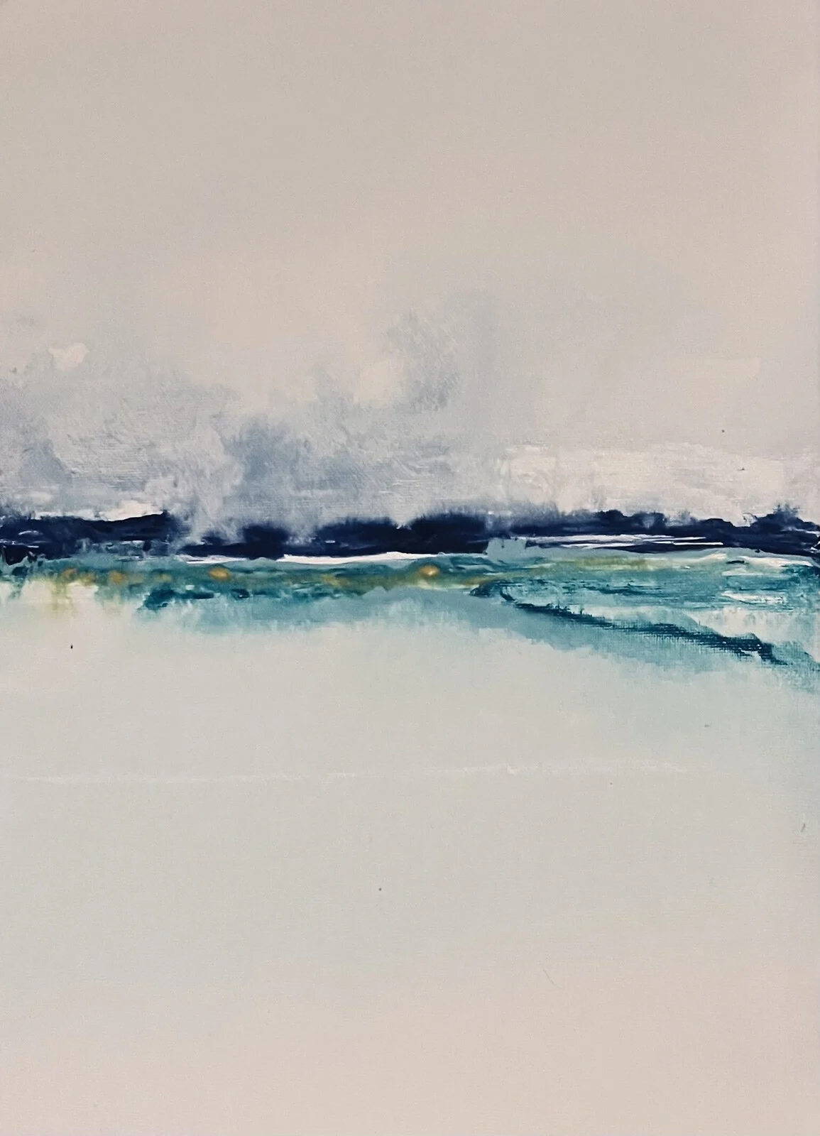 Akrylmålning Silence 1 av Amie Norrman Söderman