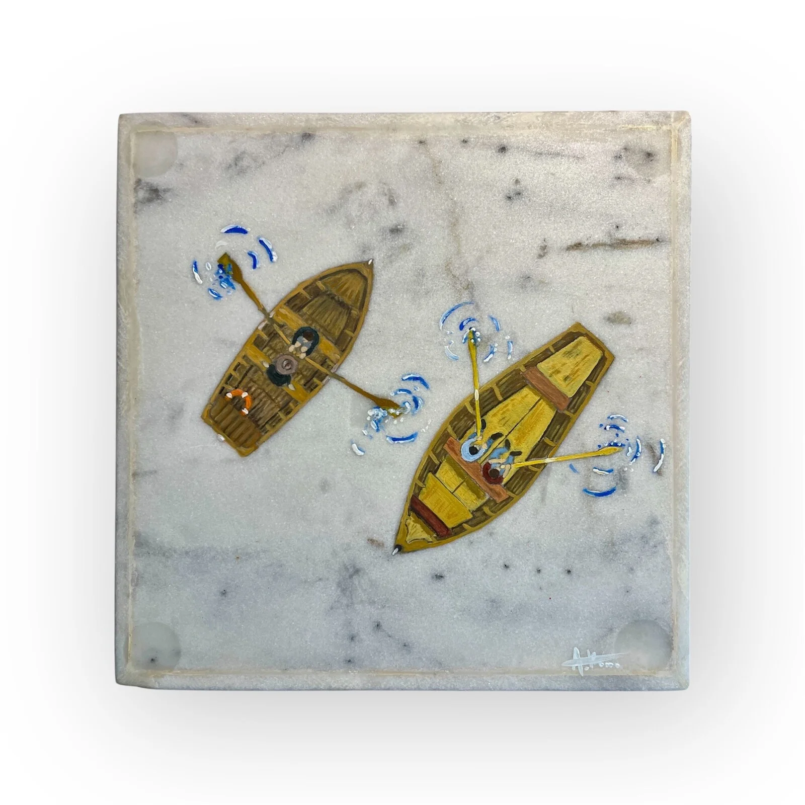 Akrylmålning Äventyret av Anna Konovalenko