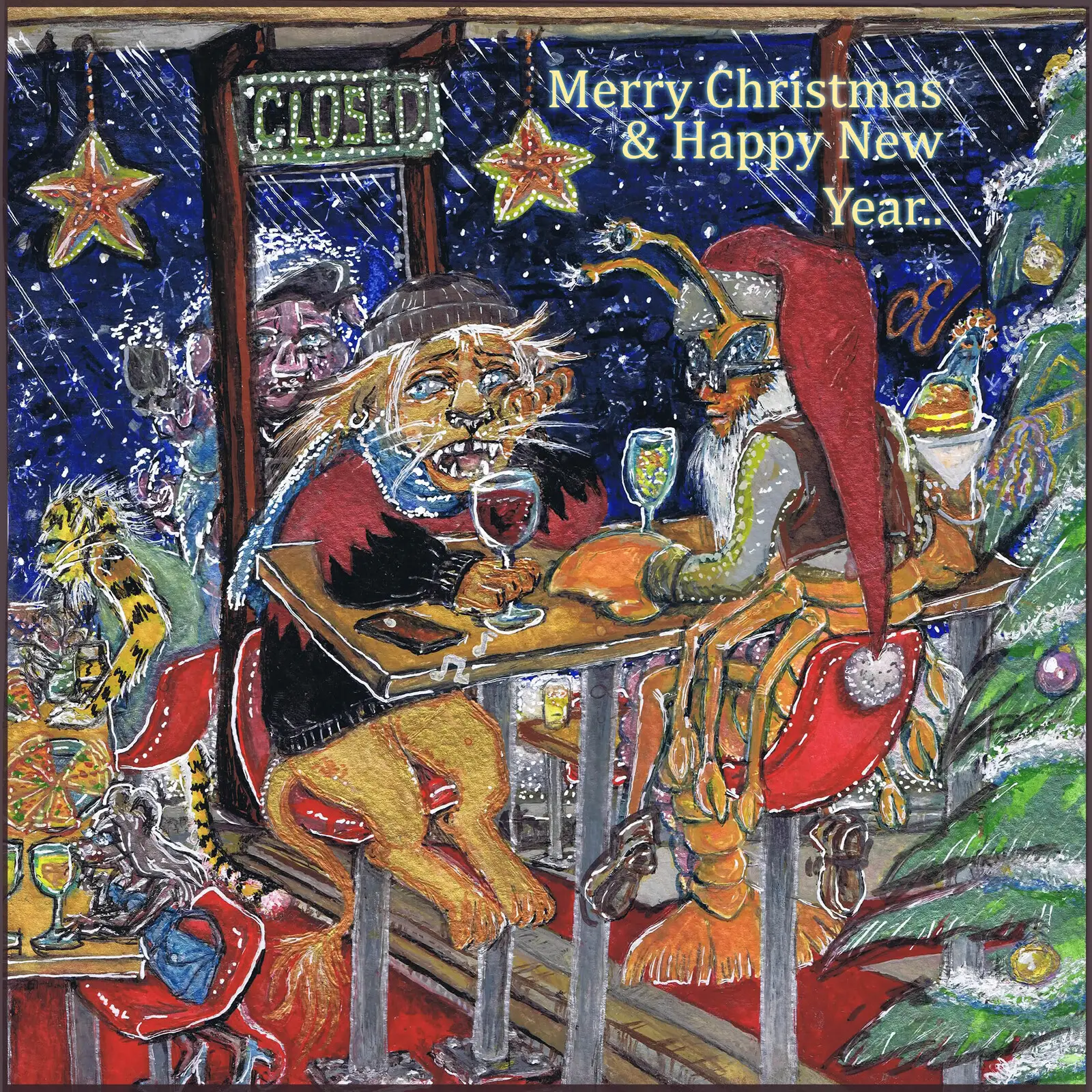 Merry Christmas & Happy New Year.. av Carina Edberg