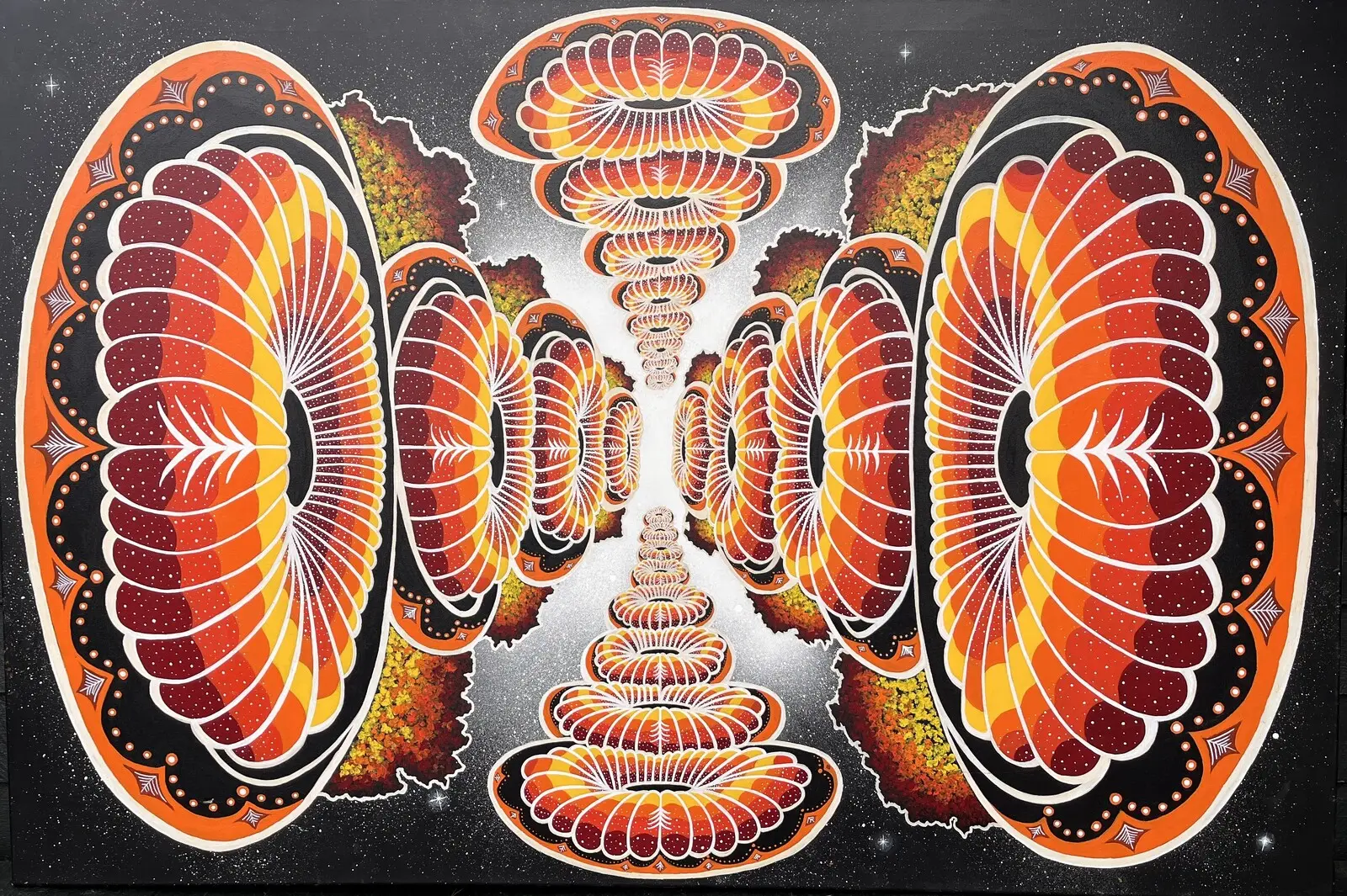 Akrylmålning Autumn light av Timothy Falk