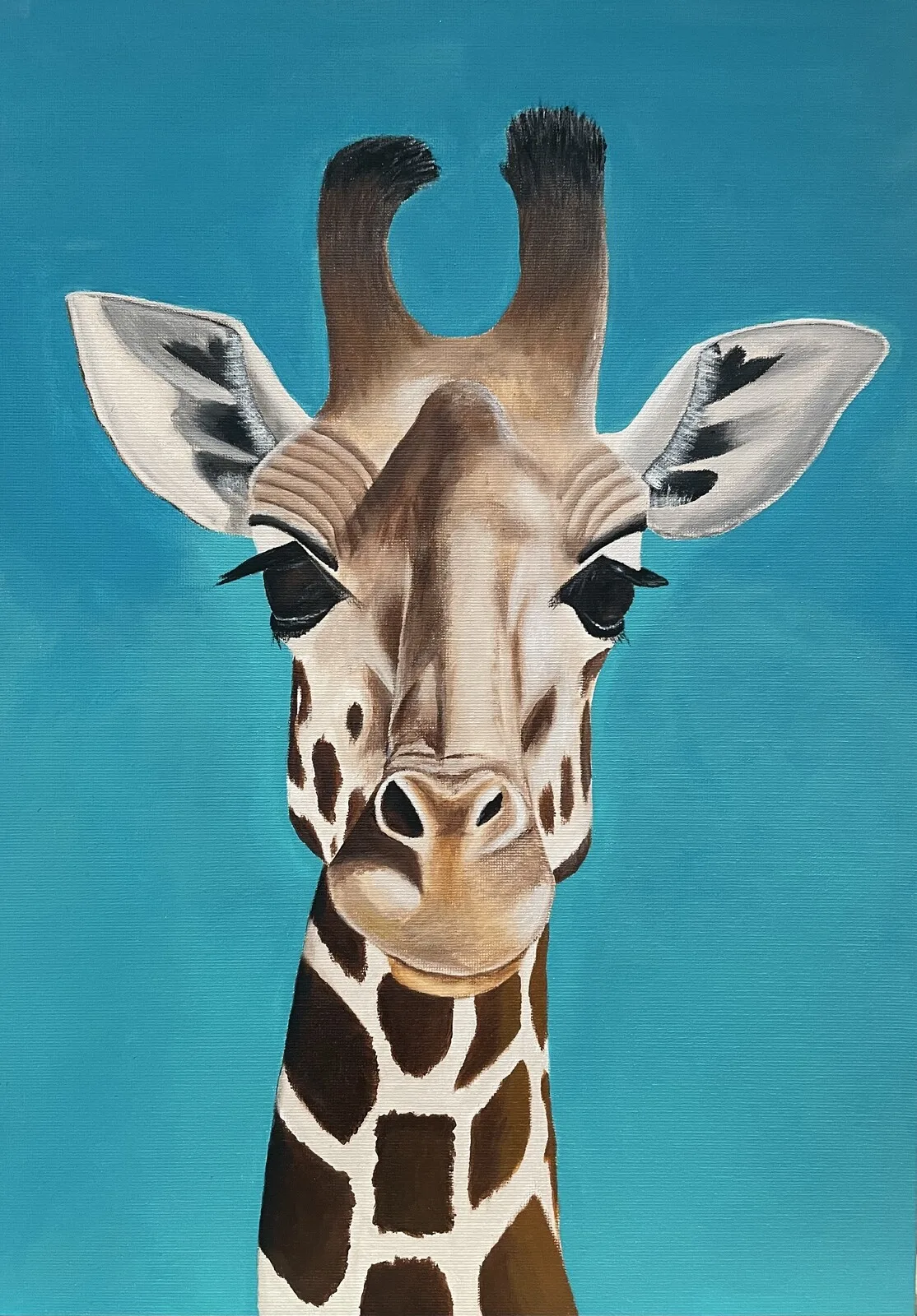 Akrylmålning Mitt emellan av Petra Wilhsson