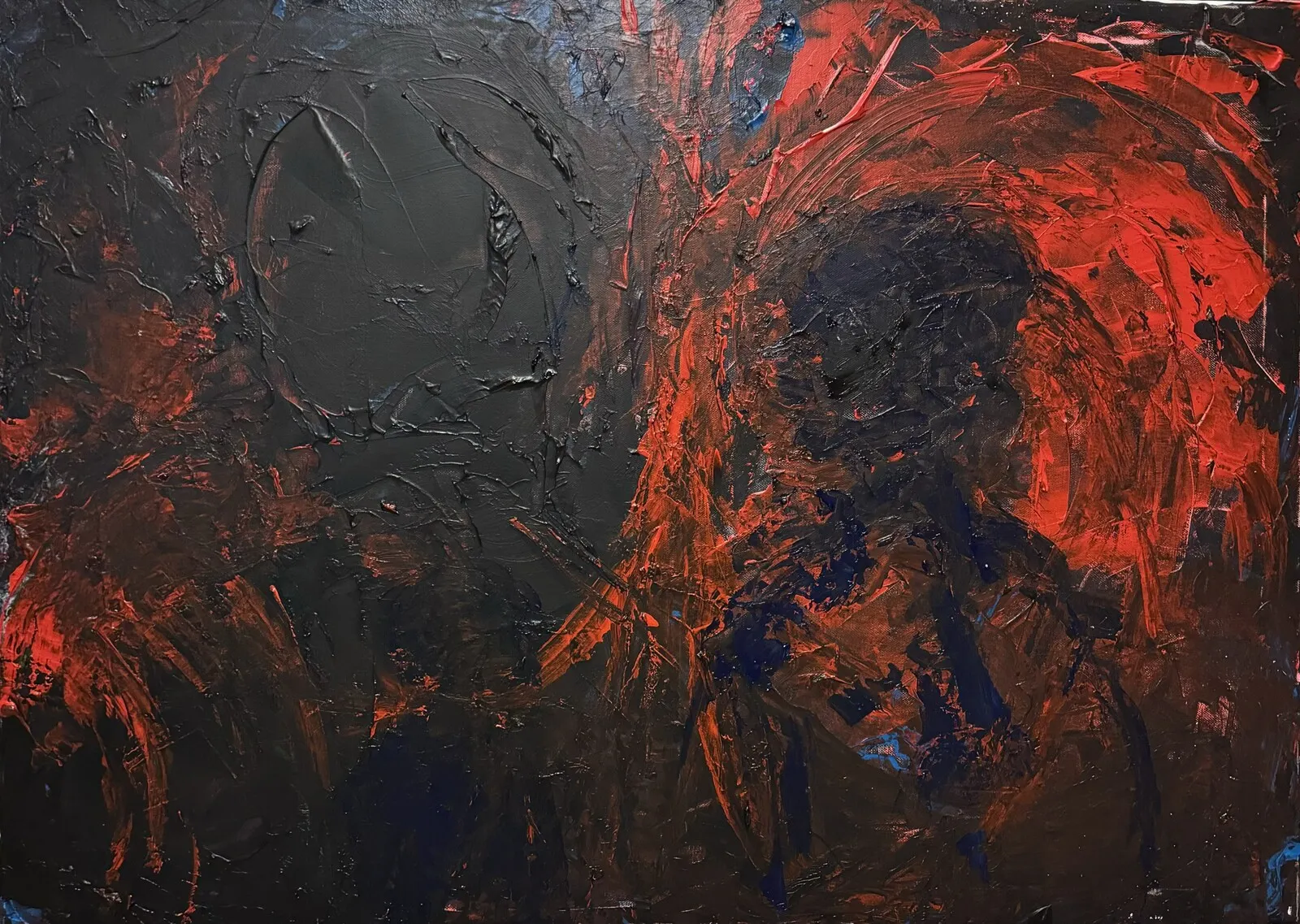 Akrylmålning Threshold av Daniel Hortlund