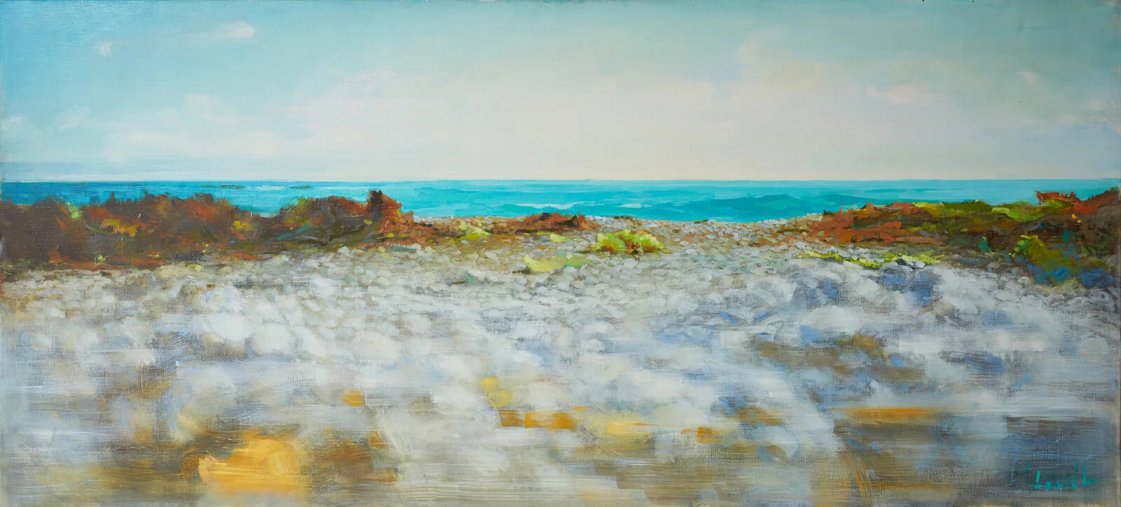 Oljemålning Sea, the Way I Like It av Alexander Levich
