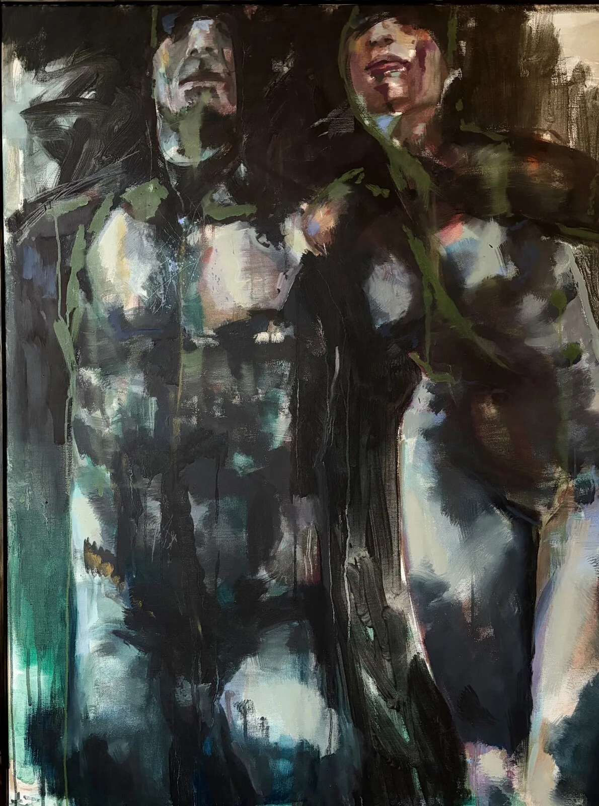 Oljemålning Photogenic av Birgitta Bachmann