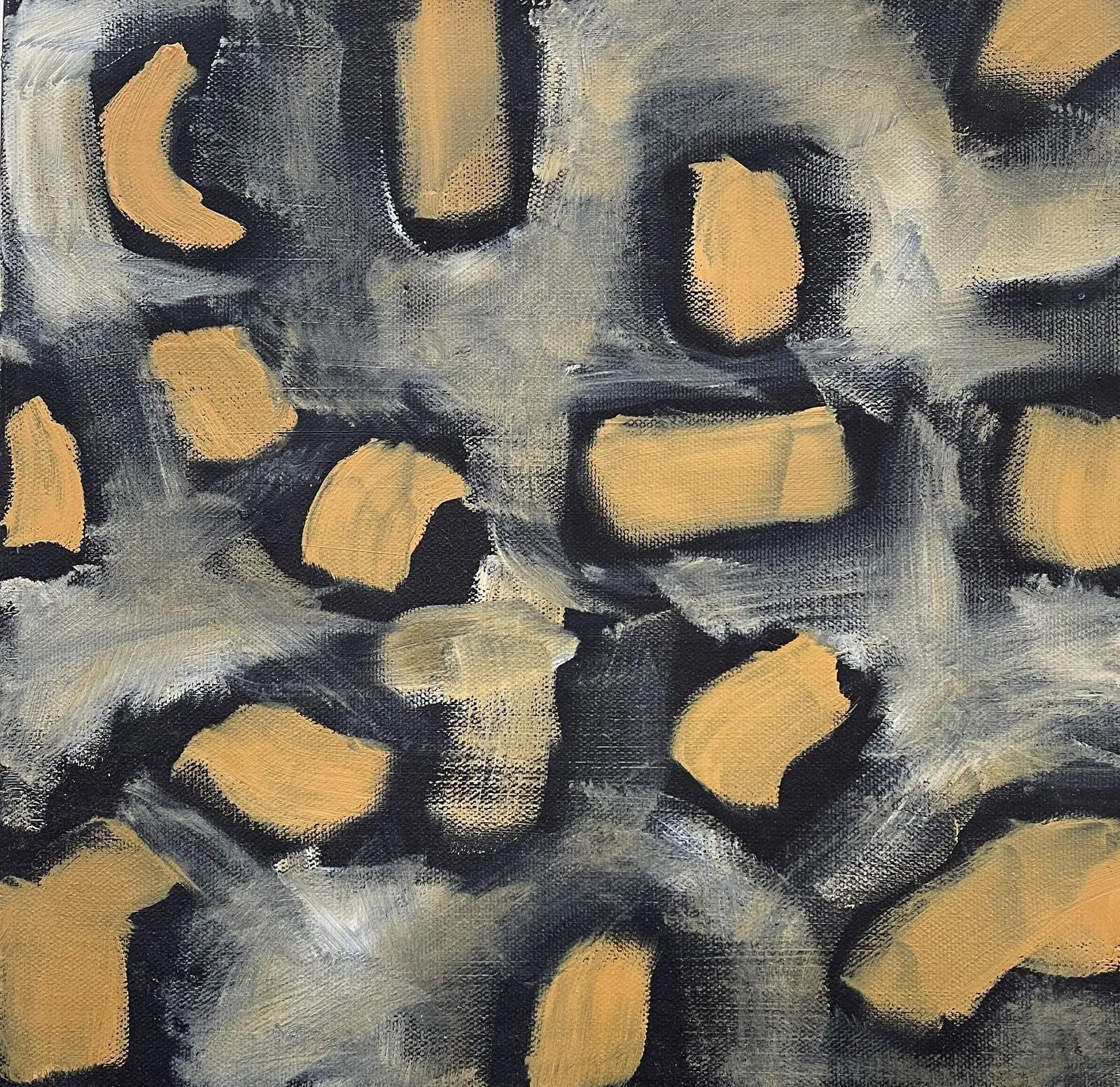 Oljemålning Månens skära av Ewa Öhlund