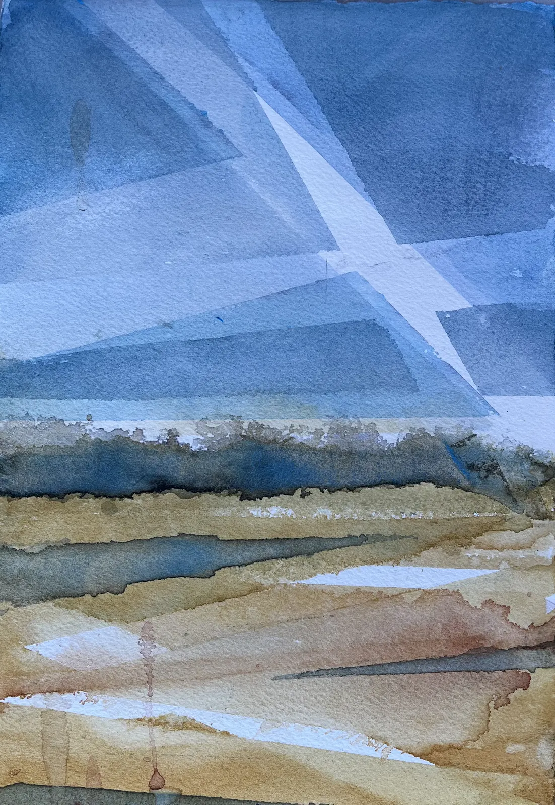 Akvarell Landskap Bokenäset av Herman Heijmans