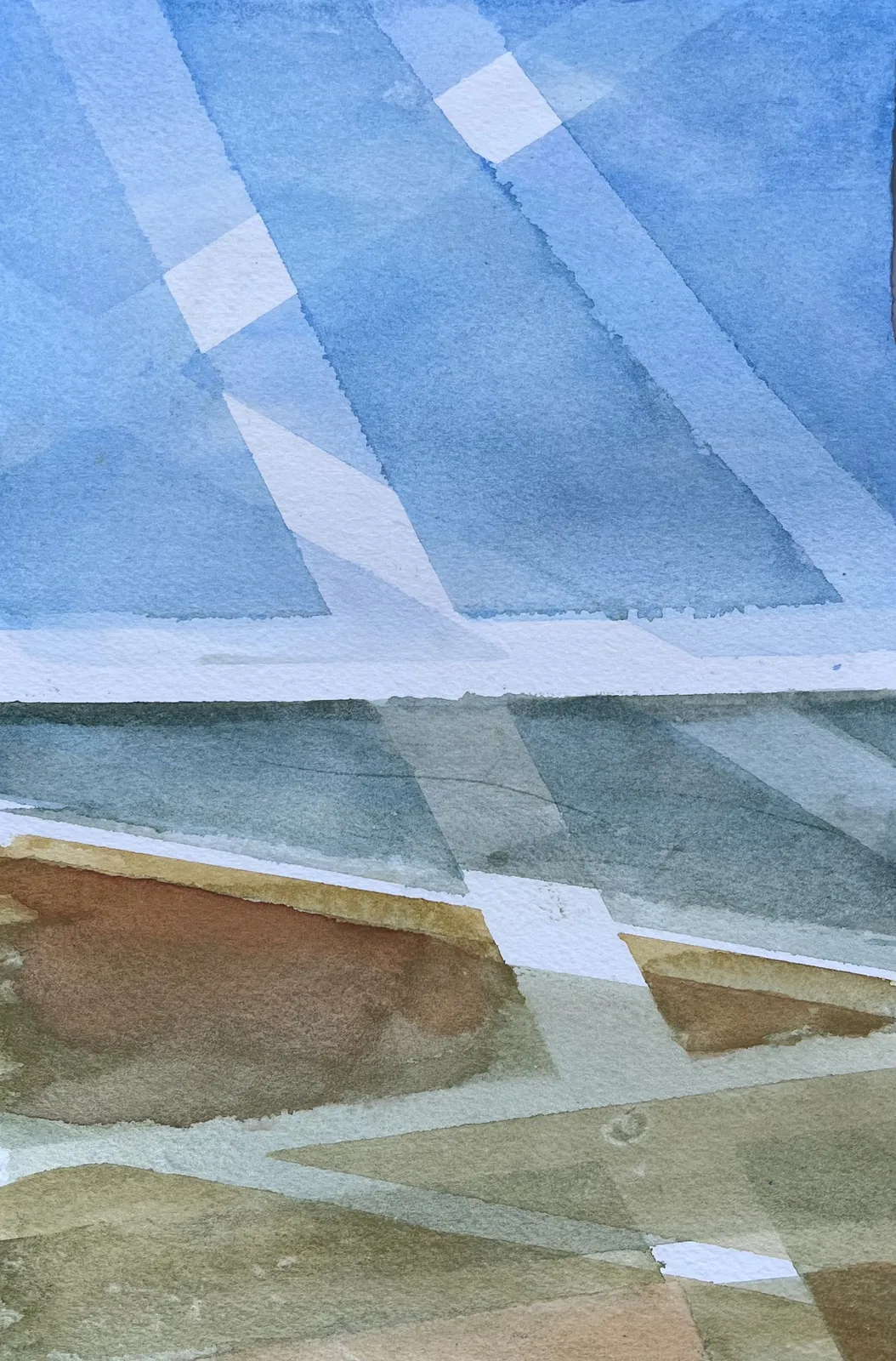 Akvarell Vid Gullmarn av Herman Heijmans