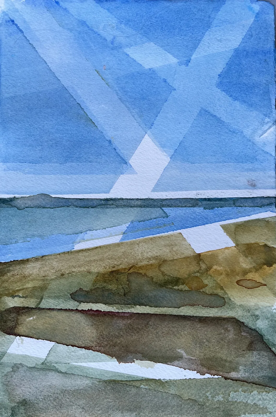 Akvarell Vid Gullmarn 2 av Herman Heijmans