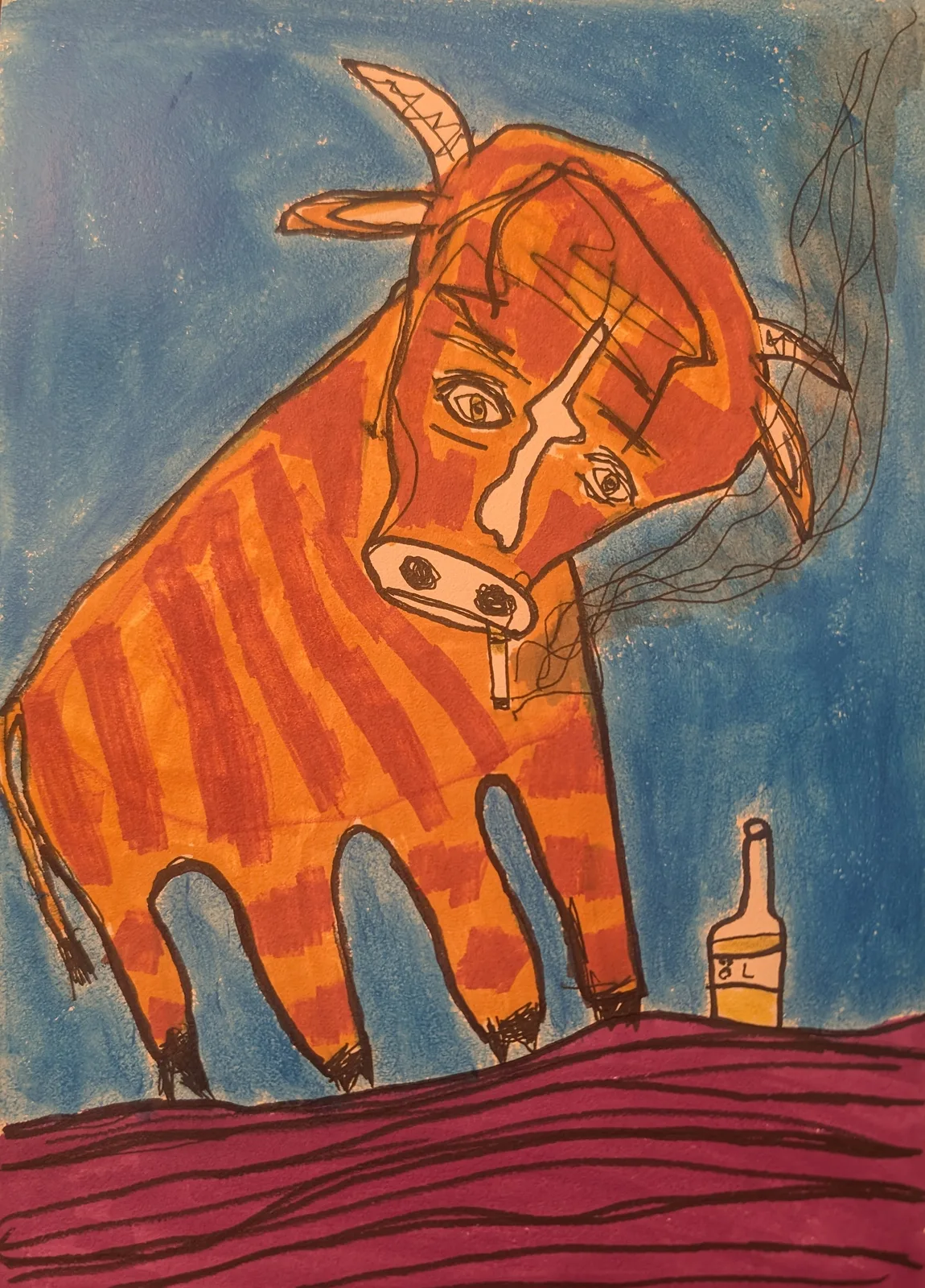 Nyårskossa av Mikael Jonsson