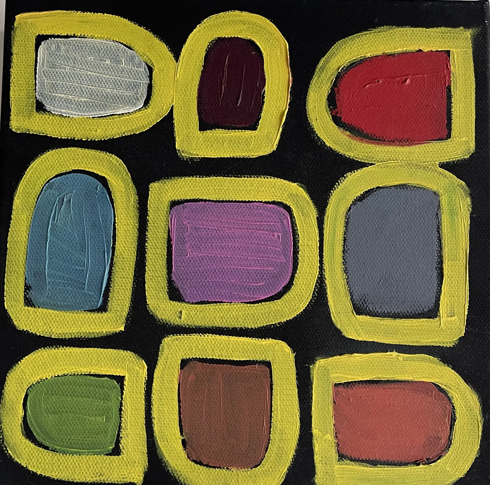 Oljemålning Mångfald av Ewa Öhlund