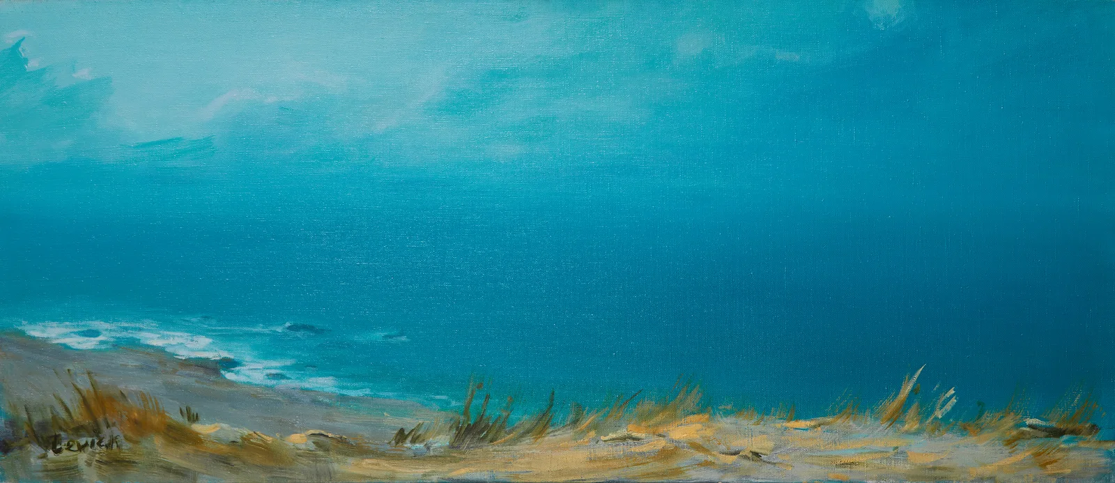 Oljemålning Edge of the Land av Alexander Levich