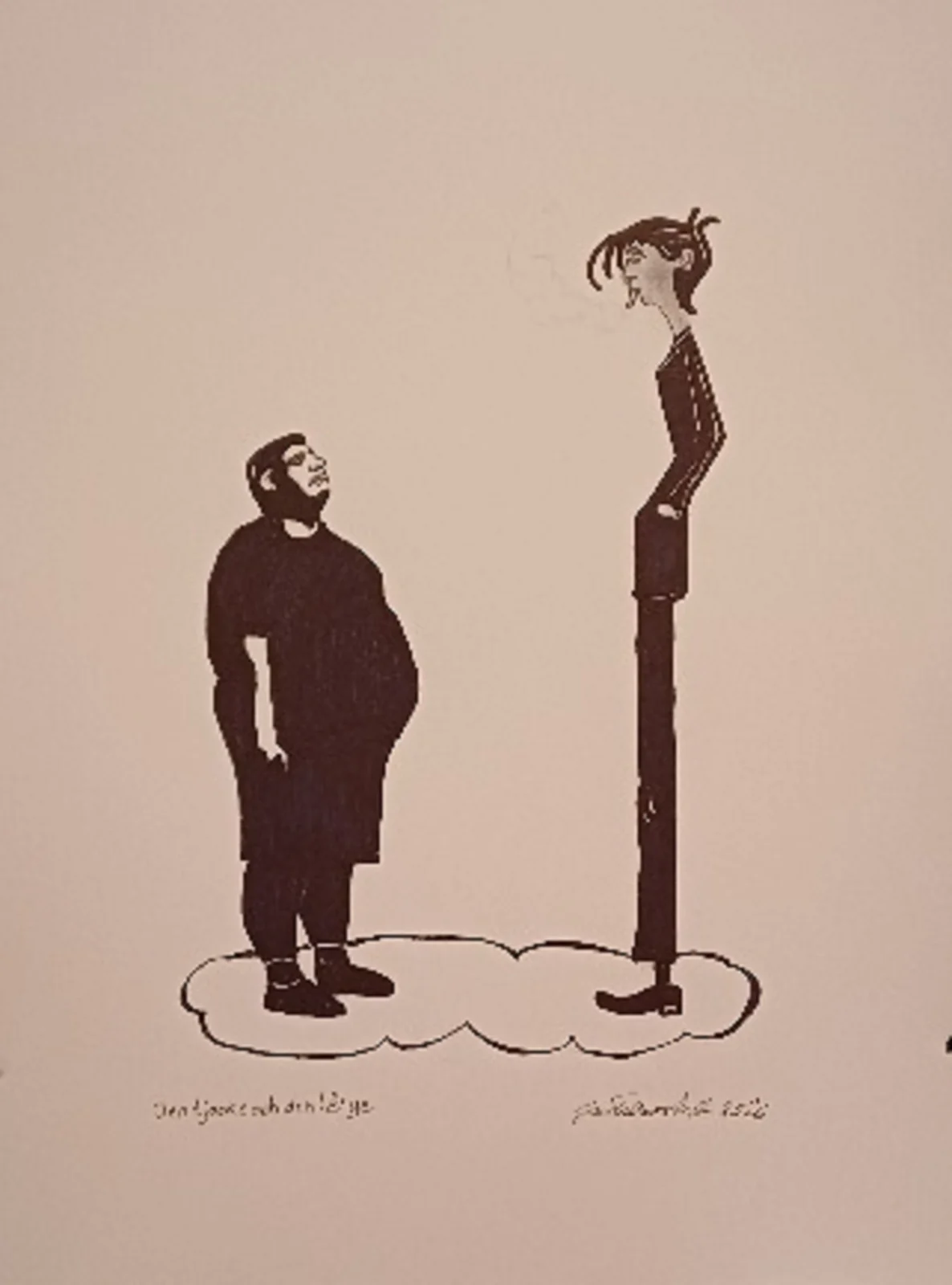 Den tjocke och den långe av Jan Falkenstedt