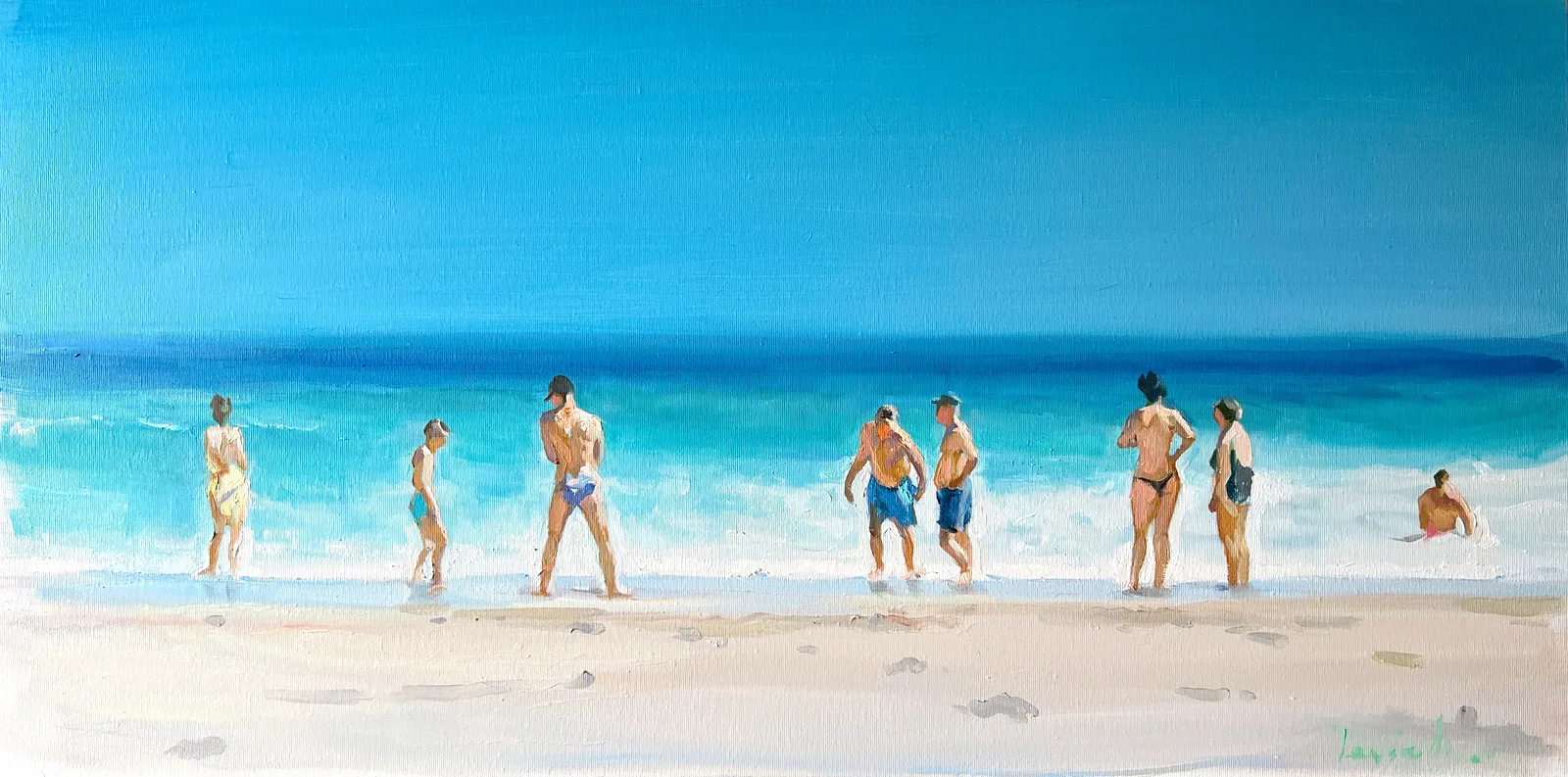 Oljemålning Horizon Line – III av Alexander Levich