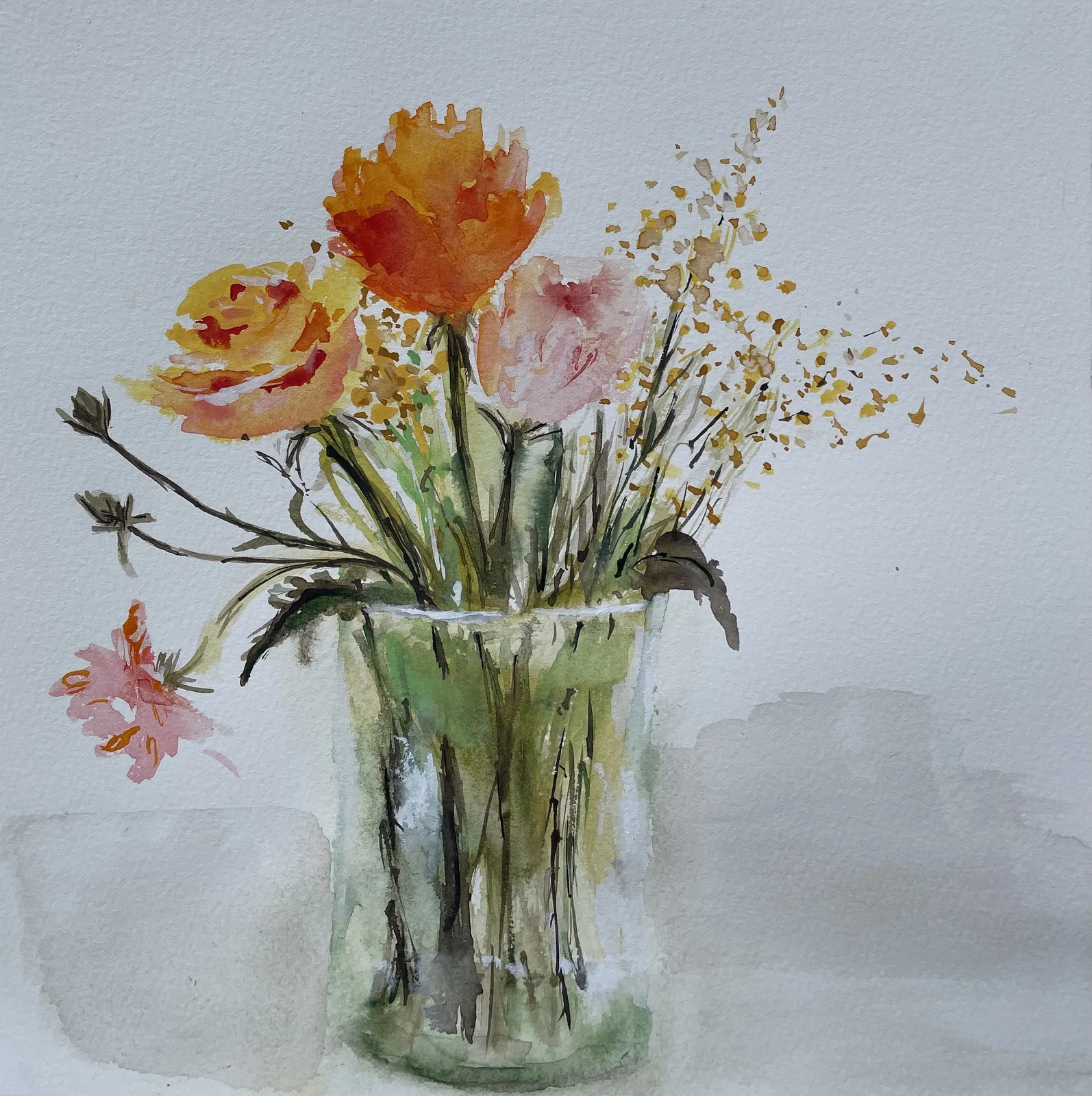 Akvarell Akvarell av Anna Elfverson Sjödahl