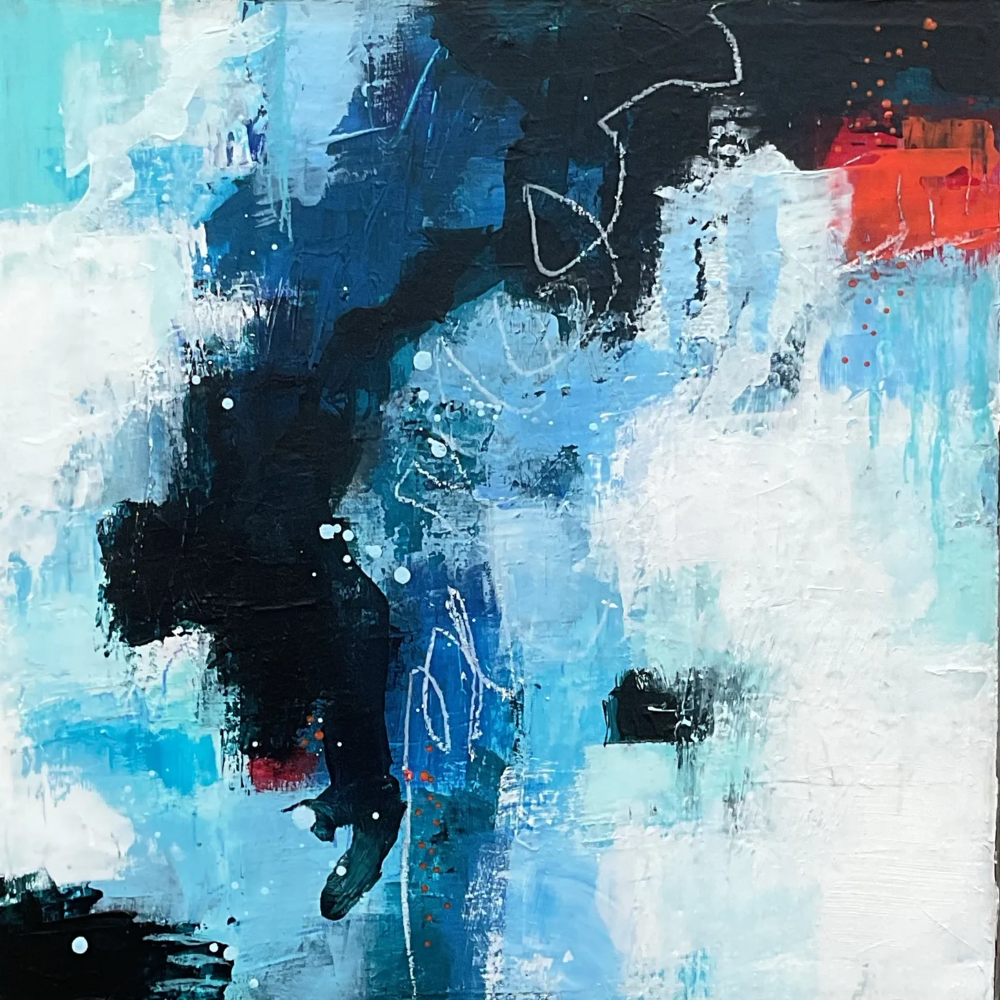 Abstrakt II av Anna Sundkvist / @veras_akvareller