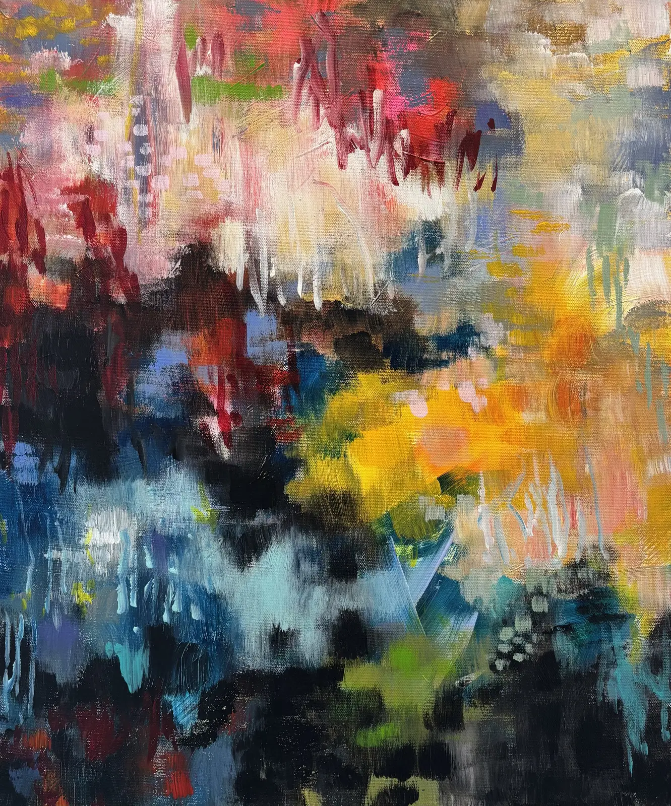 Akrylmålning Ett slags nu av MALIN Ridderfors